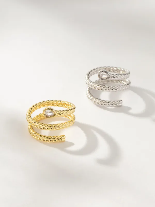 In A Spiral Ring - Gold made by Uncommon James