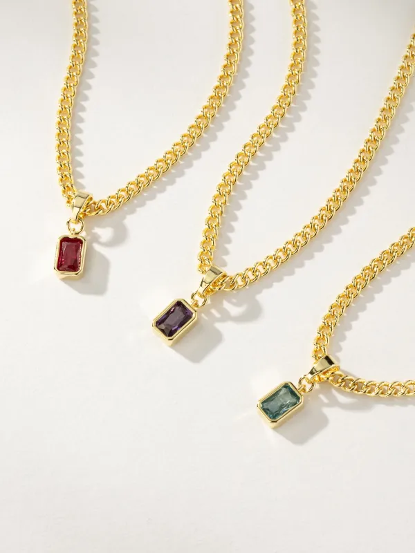 Birthstone Pendant Necklace sold by Uncommon James