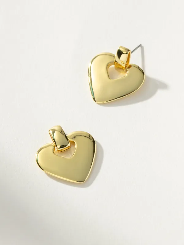 Declaration of Love Heart Earrings sold by Uncommon James