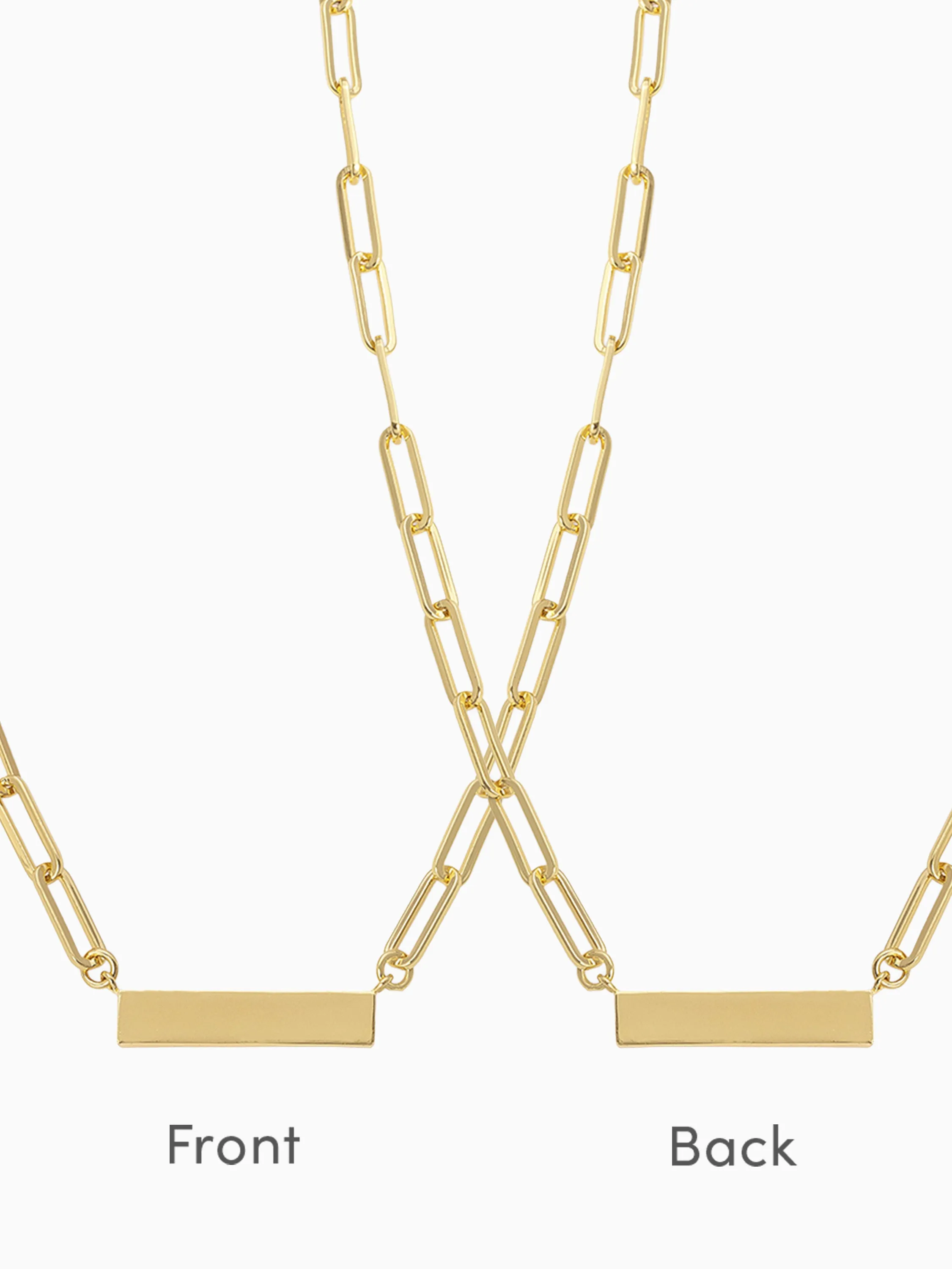 Chain and Bar Necklace sold by Uncommon James product image thumbnail 3