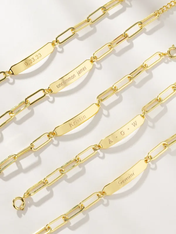 Chain and Bar Bracelet sold by Uncommon James