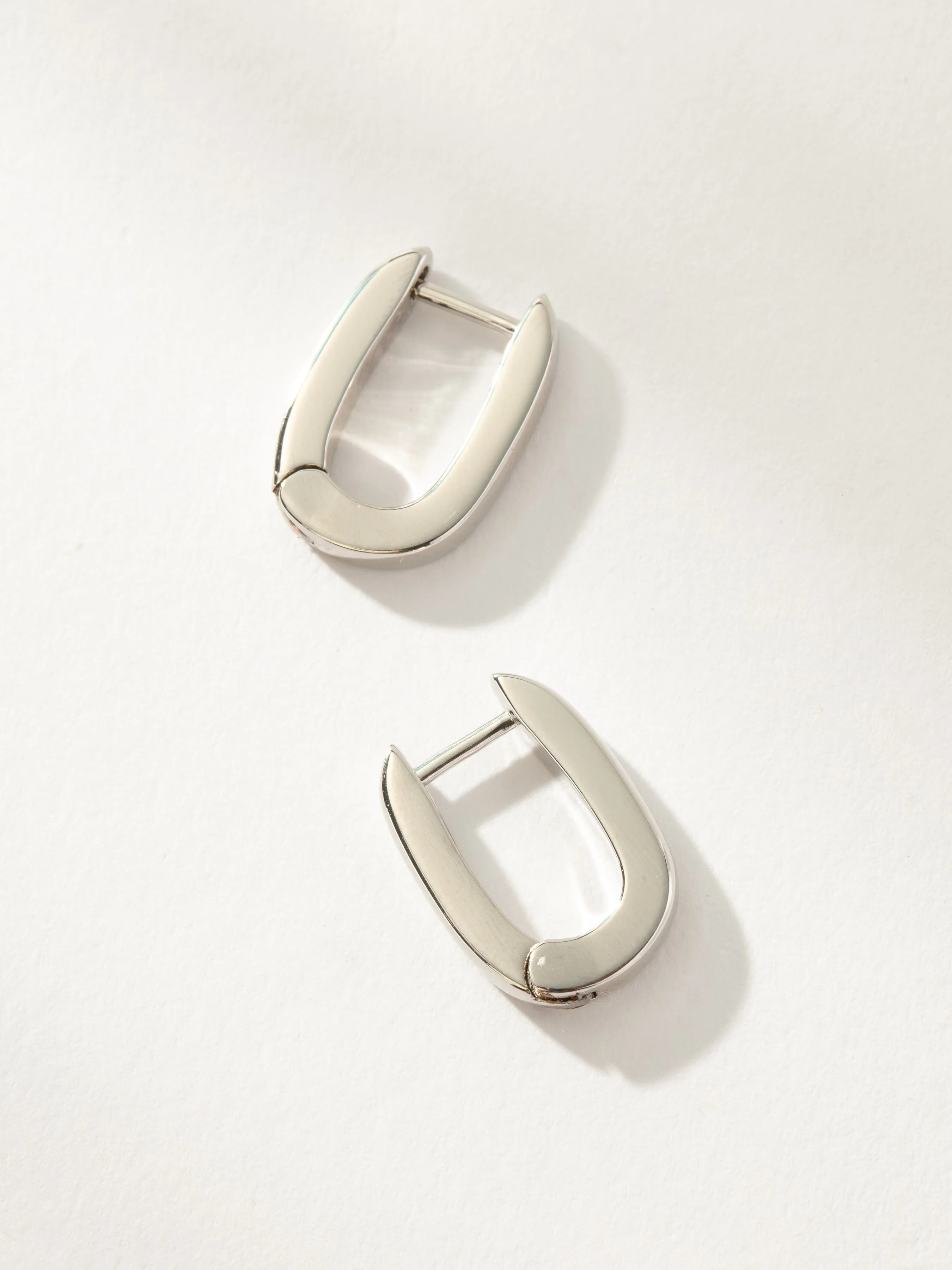 Oval Huggie Earrings sold by Uncommon James product image thumbnail 3