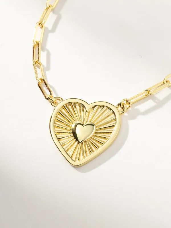 Radiating Heart Necklace sold by Uncommon James
