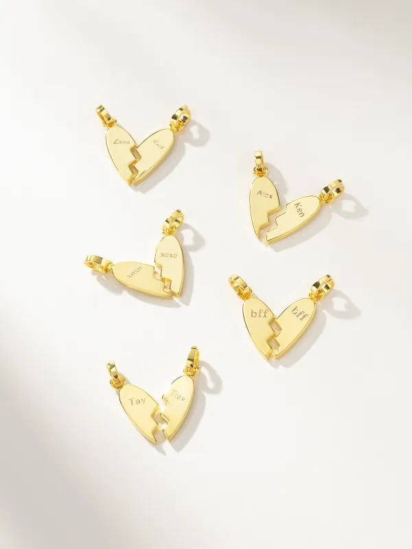 Better Together Heart Charms (set of 2) sold by Uncommon James