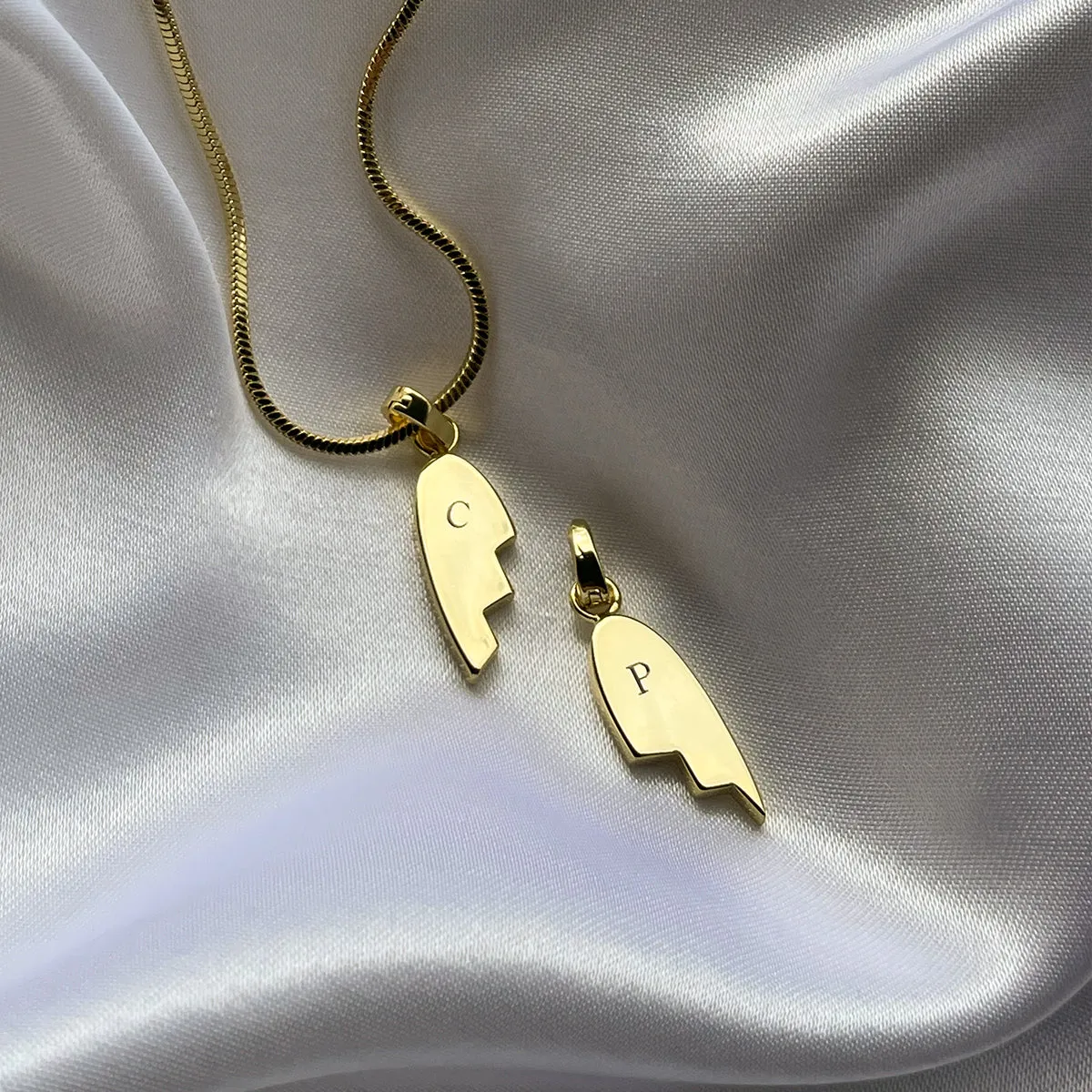 Better Together Heart Charms (set of 2) sold by Uncommon James product image thumbnail 5