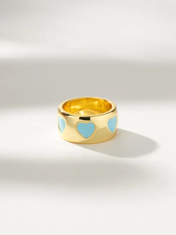 Chunky Heart Ring made by Uncommon James