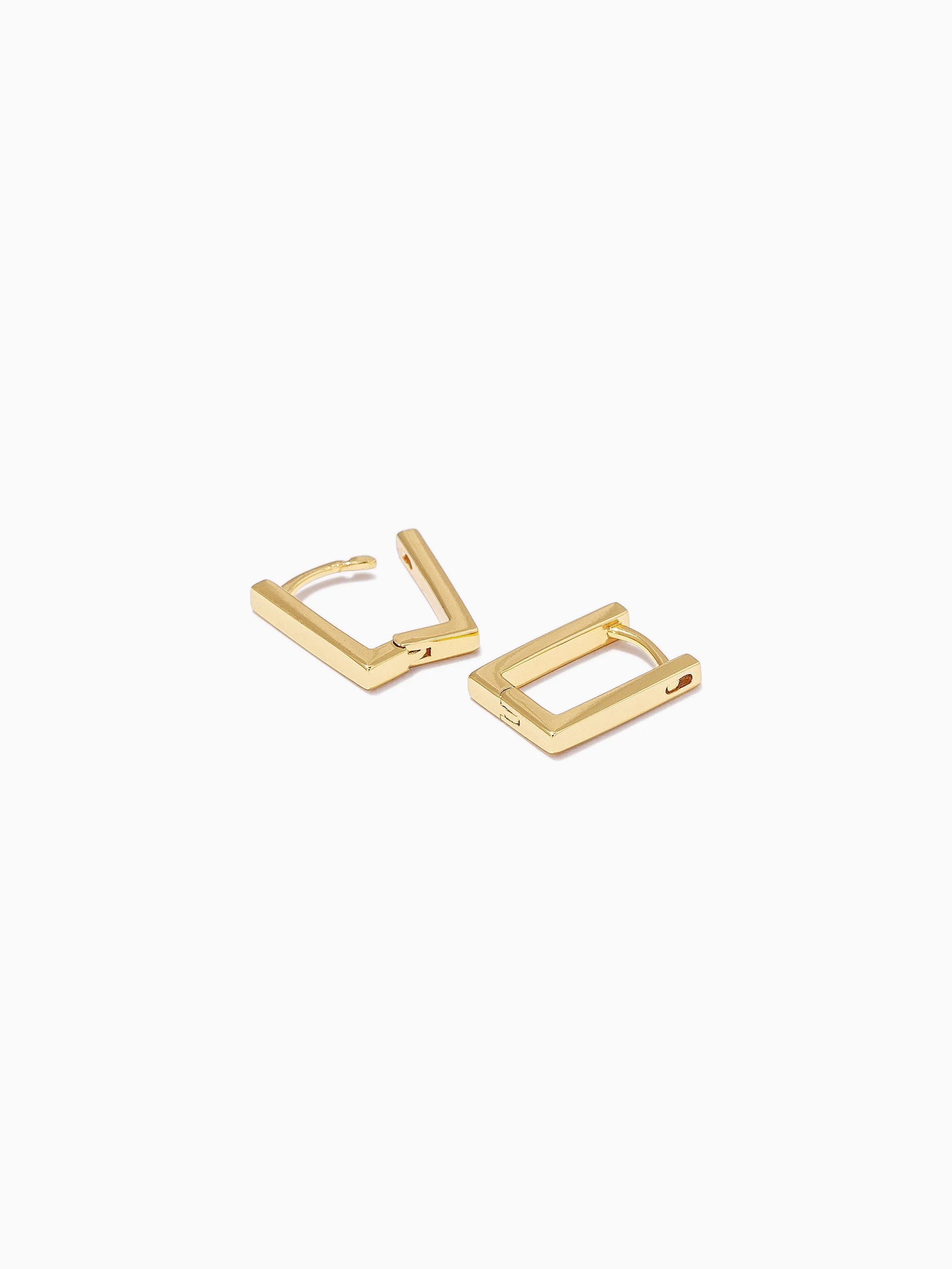 Vermeil Class Act Huggie Earrings sold by Uncommon James product image thumbnail 3
