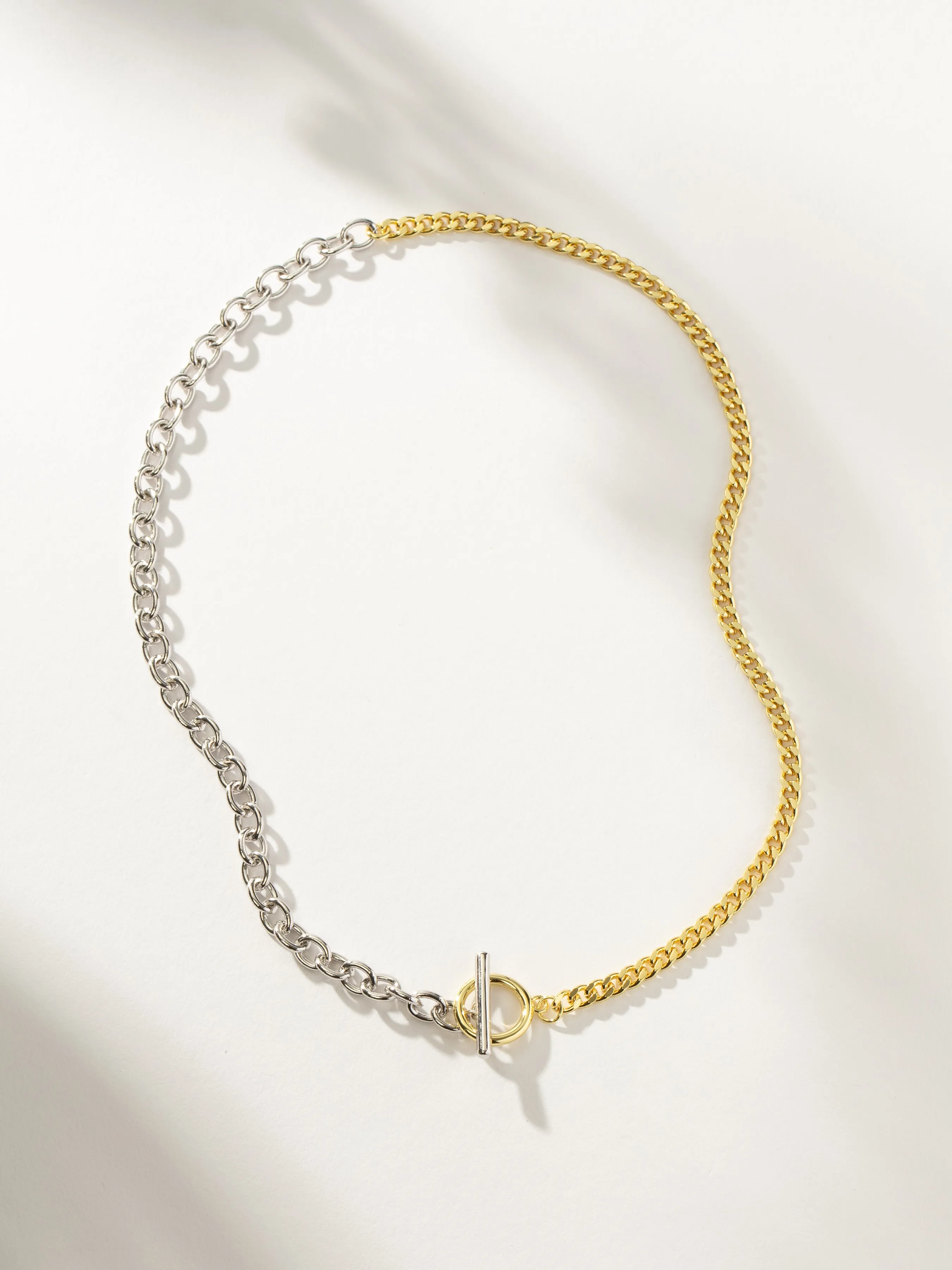 Mixed Metal Chain Necklace sold by Uncommon James