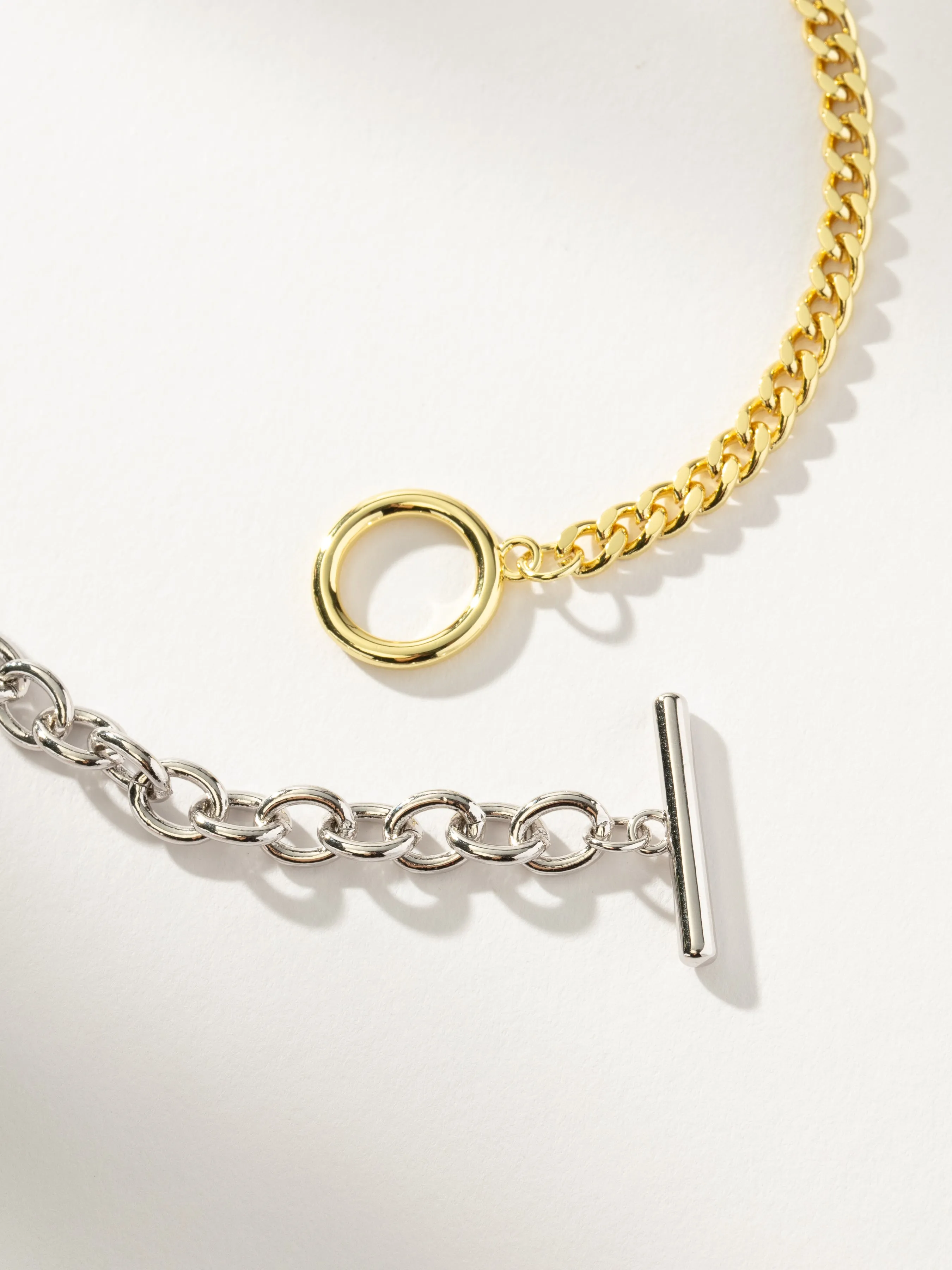 Mixed Metal Chain Necklace sold by Uncommon James product image thumbnail 4