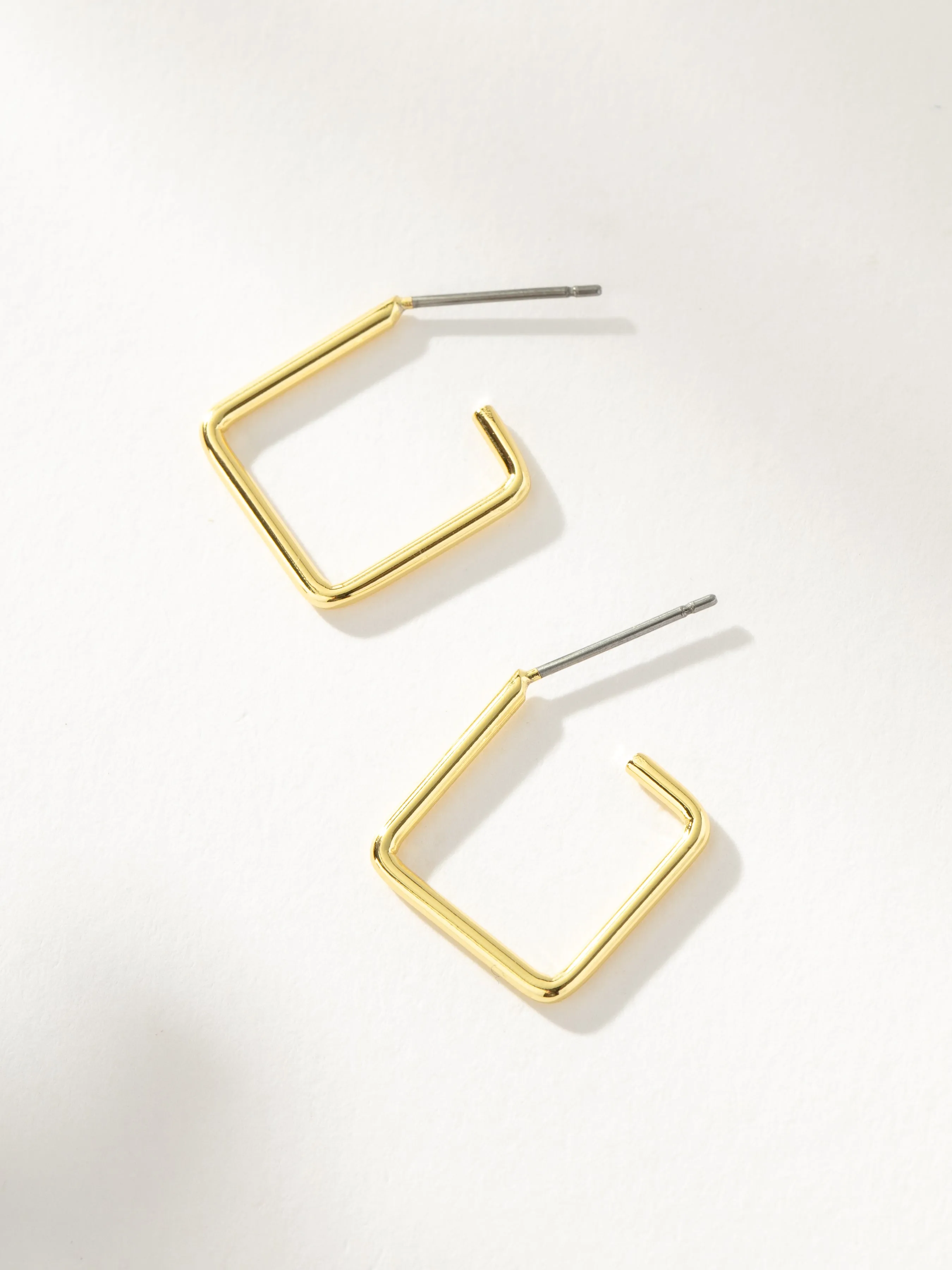 Girl Boss Hoop Earrings sold by Uncommon James product image thumbnail 2