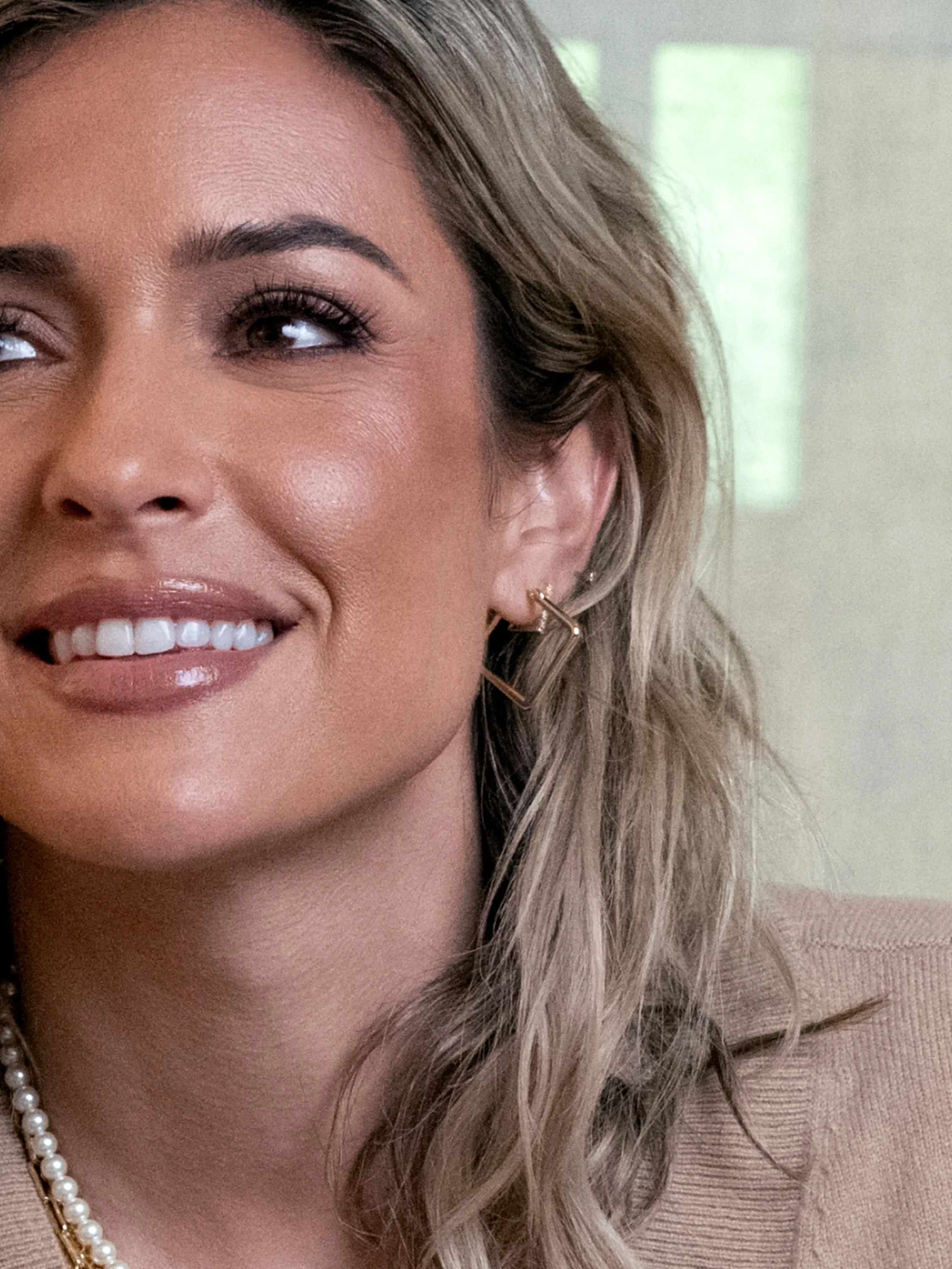 Girl Boss Hoop Earrings sold by Uncommon James product image thumbnail 3