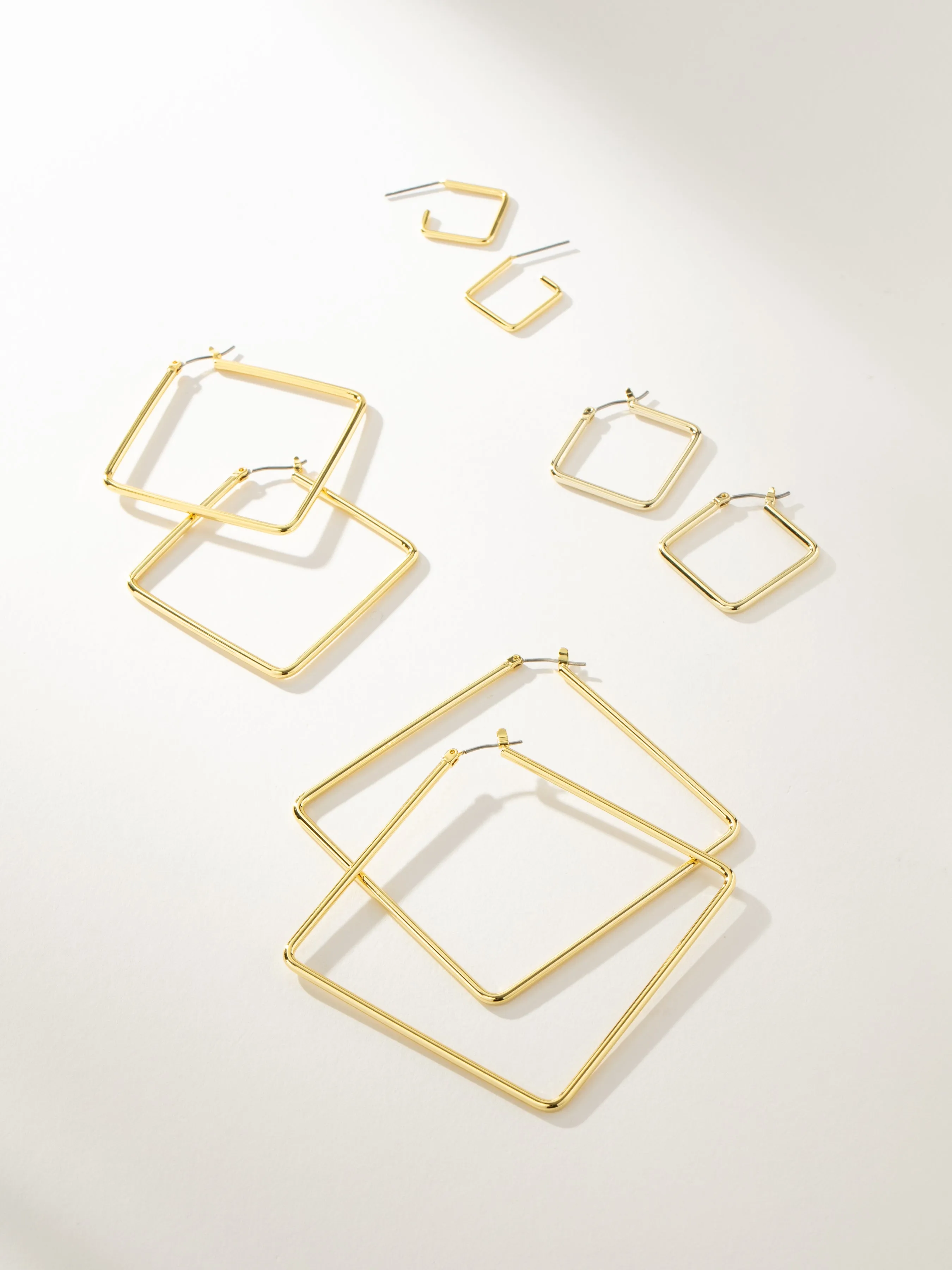 Girl Boss Hoop Earrings sold by Uncommon James product image thumbnail 4