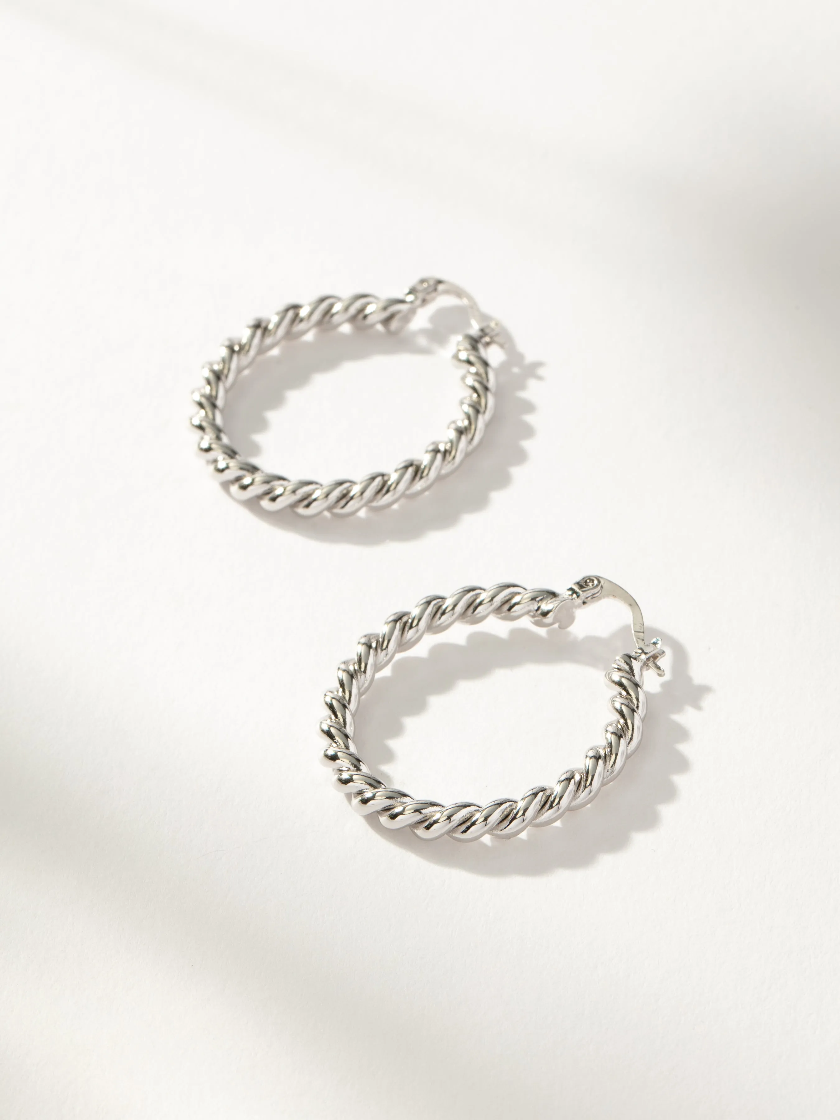 Rope Twist Hoop Earrings sold by Uncommon James product image thumbnail 5