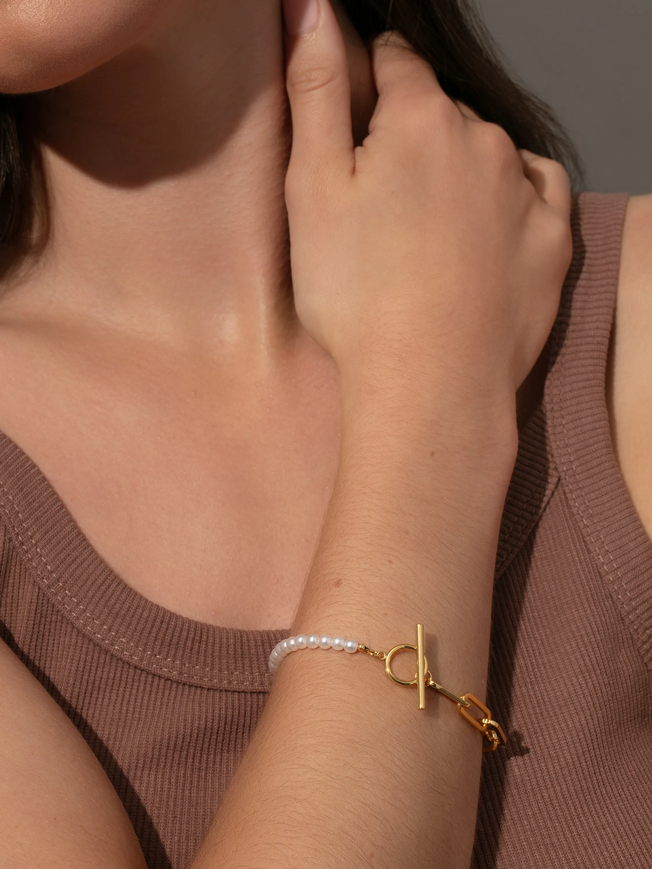 Chain and Pearl Bracelet sold by Uncommon James product image thumbnail 2
