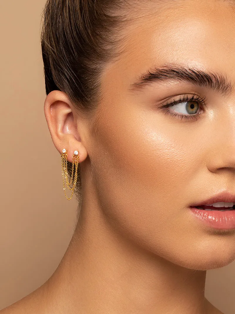 Triple Chain Ear Climber sold by Uncommon James