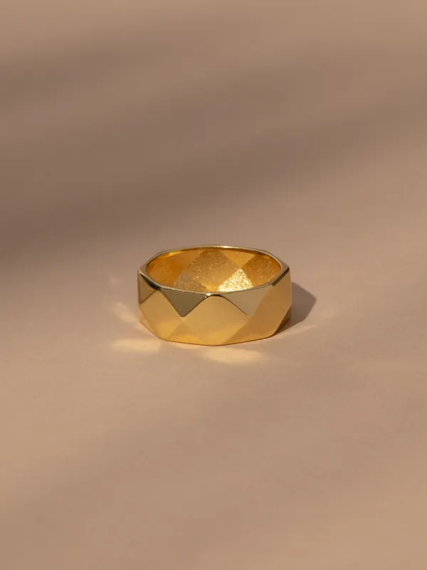 Vermeil Bold Stud Ring sold by Uncommon James