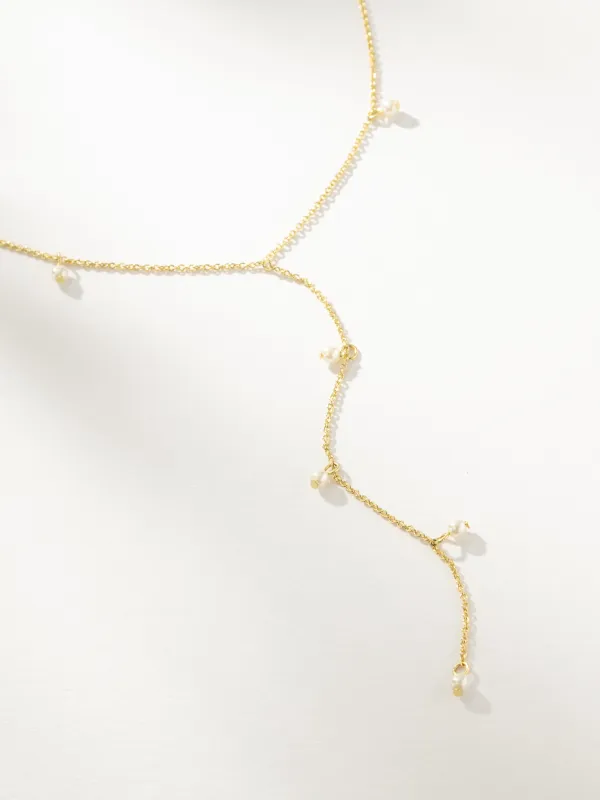 Pearl Lariat Necklace sold by Uncommon James