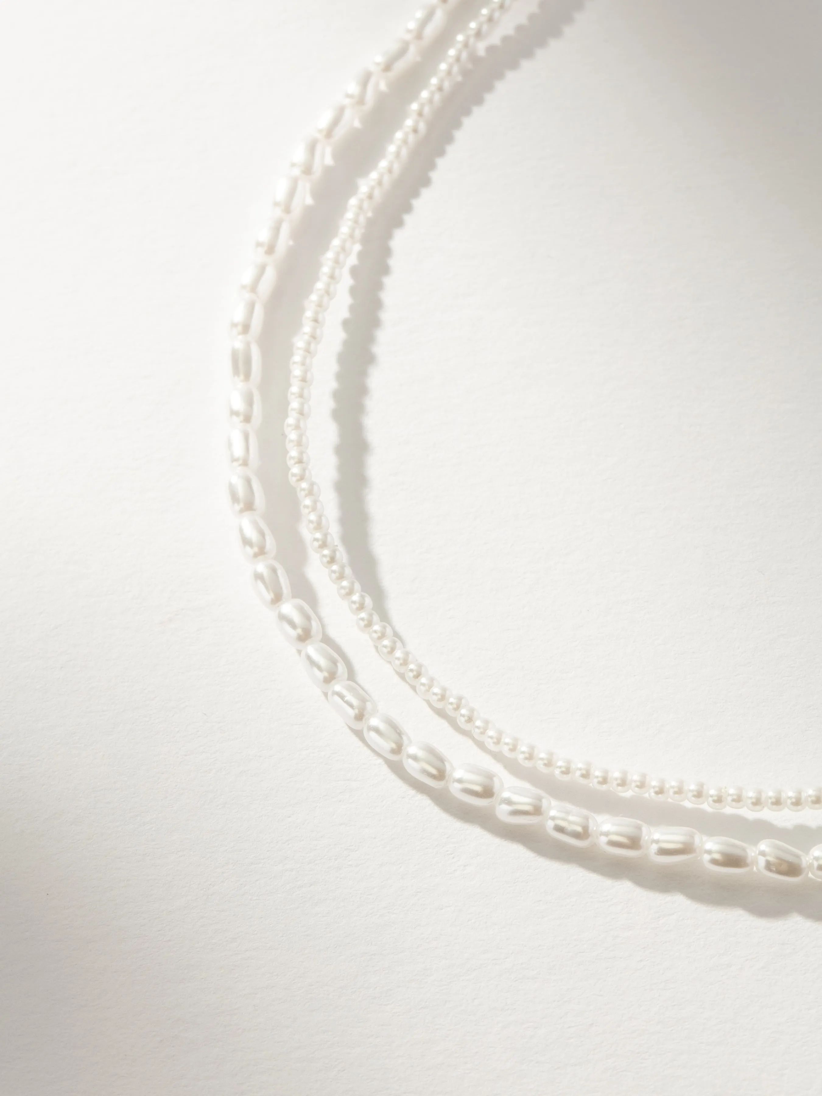 Layered Pearl Necklace sold by Uncommon James product image thumbnail 3