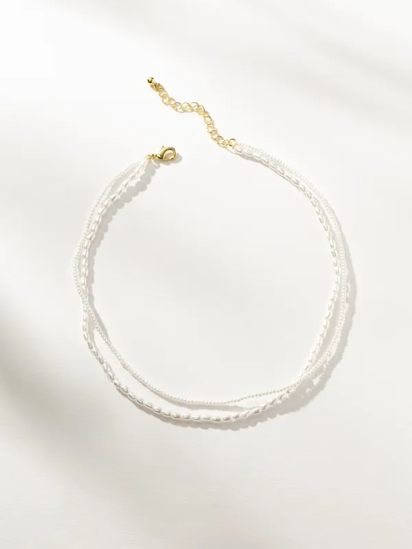 Layered Pearl Necklace sold by Uncommon James