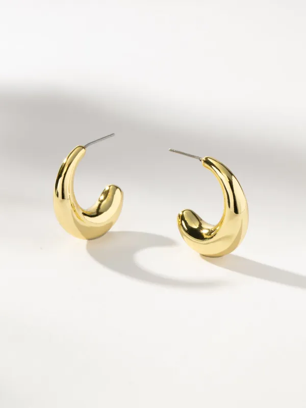 Dome Hoop Earrings sold by Uncommon James