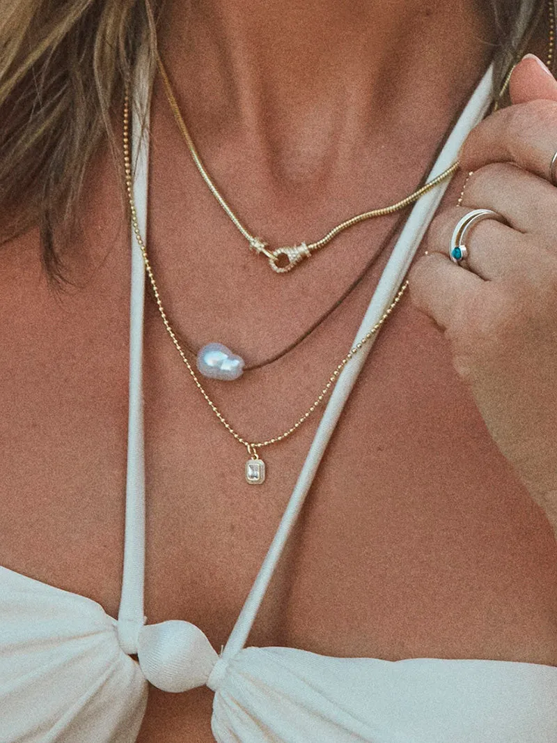 Locked In Snake Chain Necklace sold by Uncommon James product image thumbnail 4