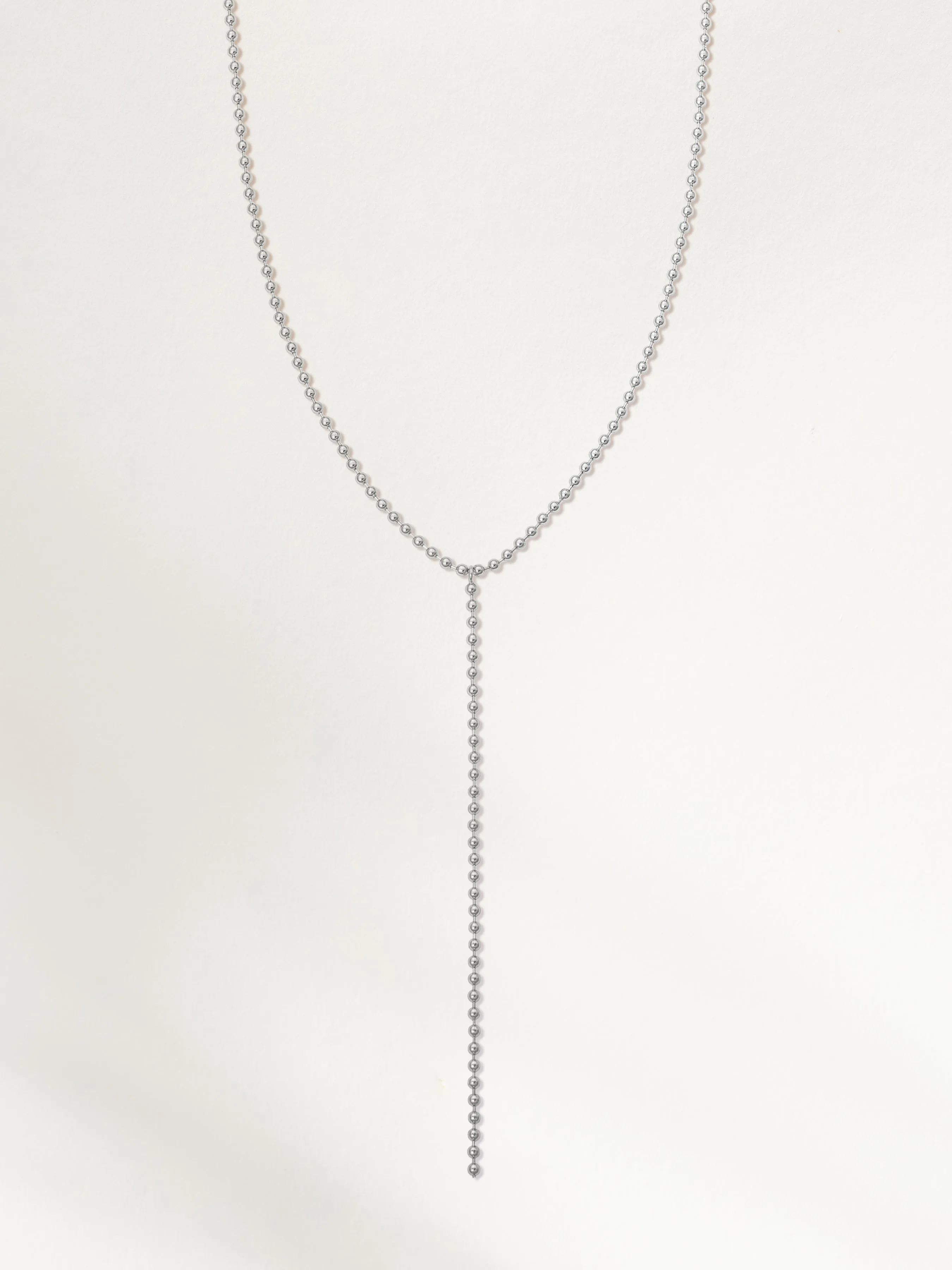 Ball Chain Lariat Necklace sold by Uncommon James product image thumbnail 4
