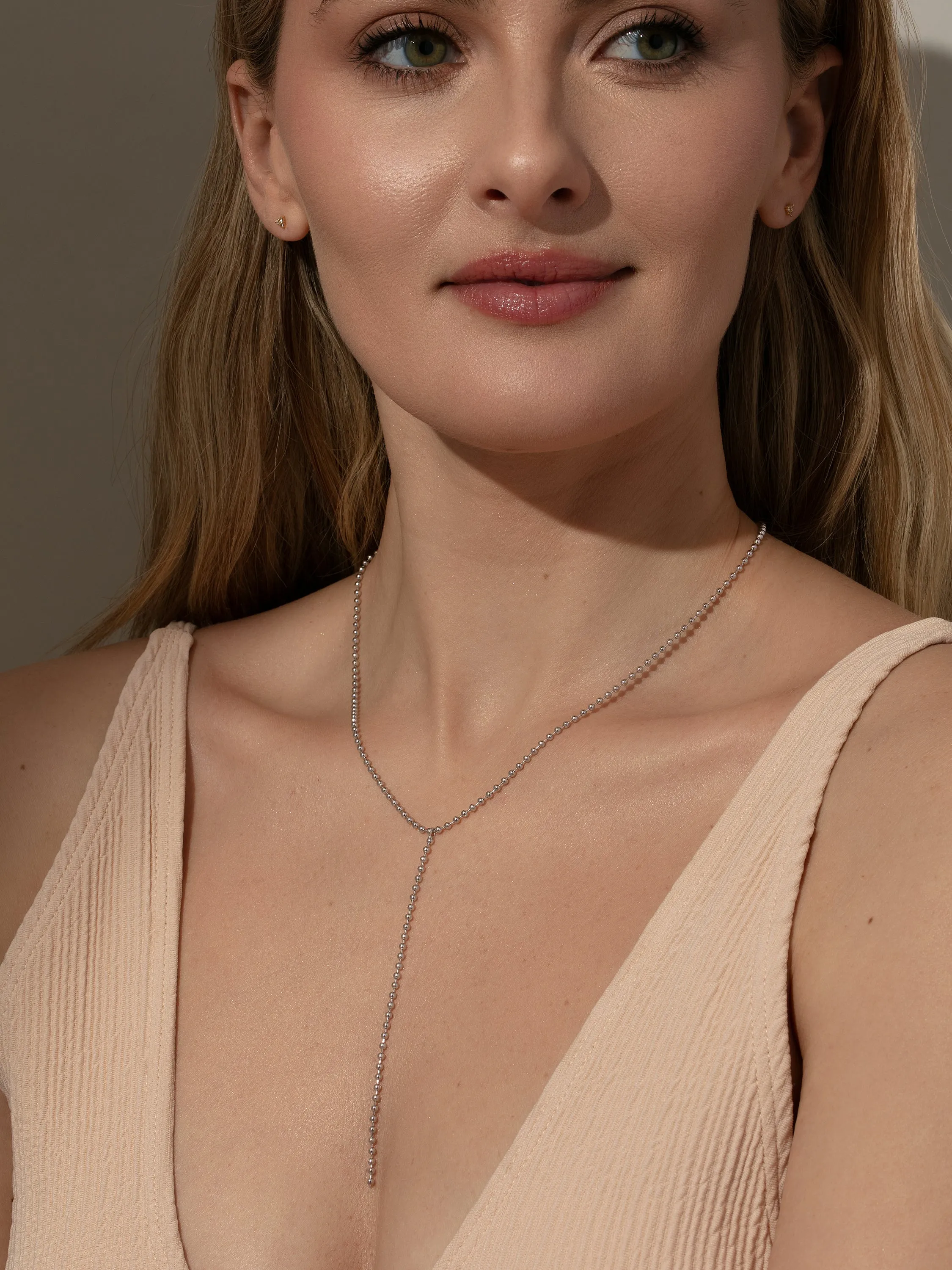 Ball Chain Lariat Necklace sold by Uncommon James product image thumbnail 5