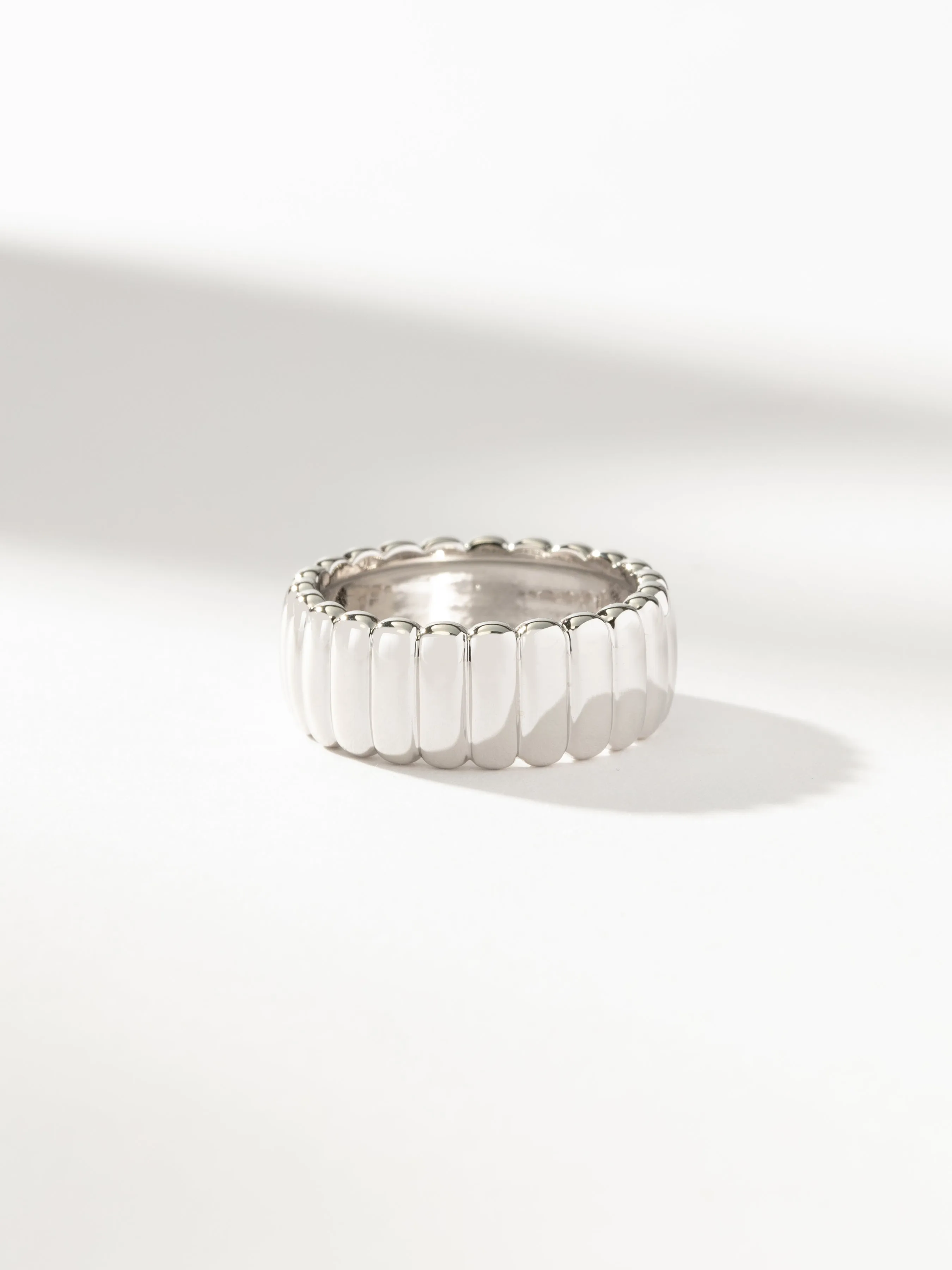 Parthenon Ribbed Ring sold by Uncommon James product image thumbnail 4