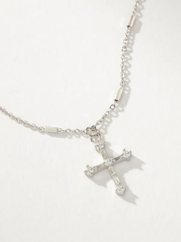 Bold Cross Pendant Necklace made by Uncommon James