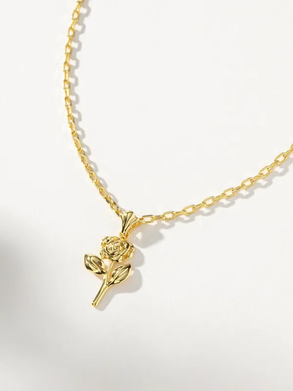 Rose Pendant Necklace sold by Uncommon James
