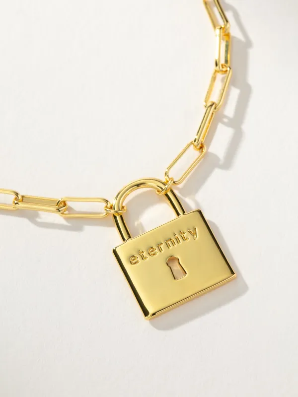 Eternity Lock Necklace sold by Uncommon James