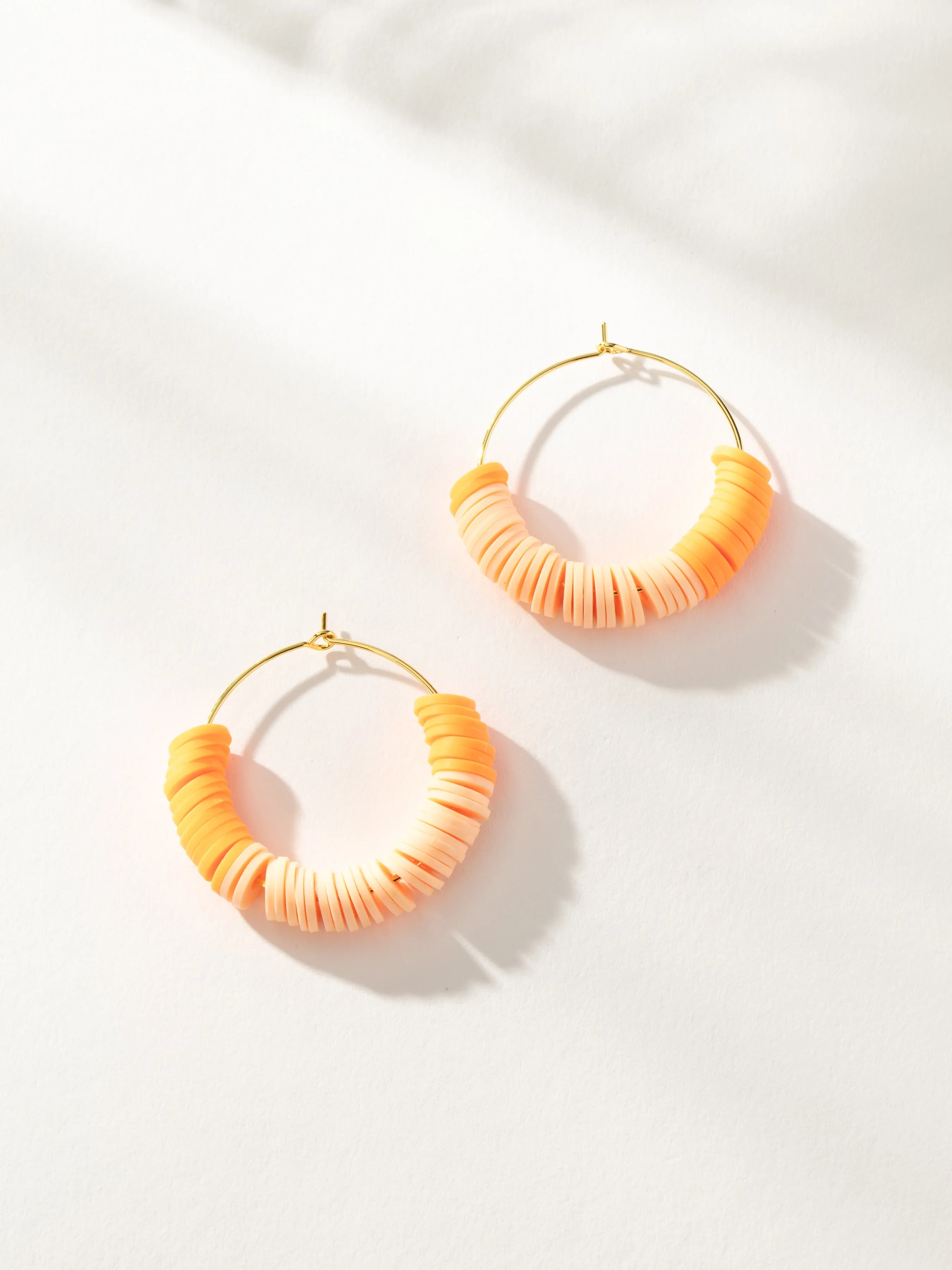 Heishi Bead Hoop Earrings sold by Uncommon James