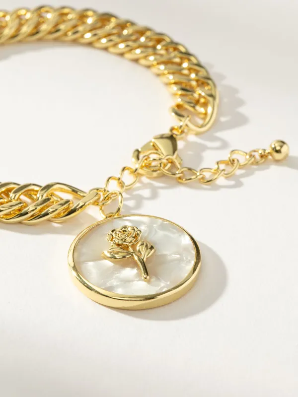Pearlescent Rose Bracelet made by Uncommon James
