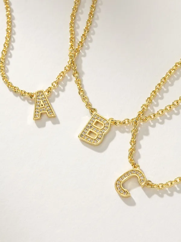 Initial Here Letter Necklace sold by Uncommon James