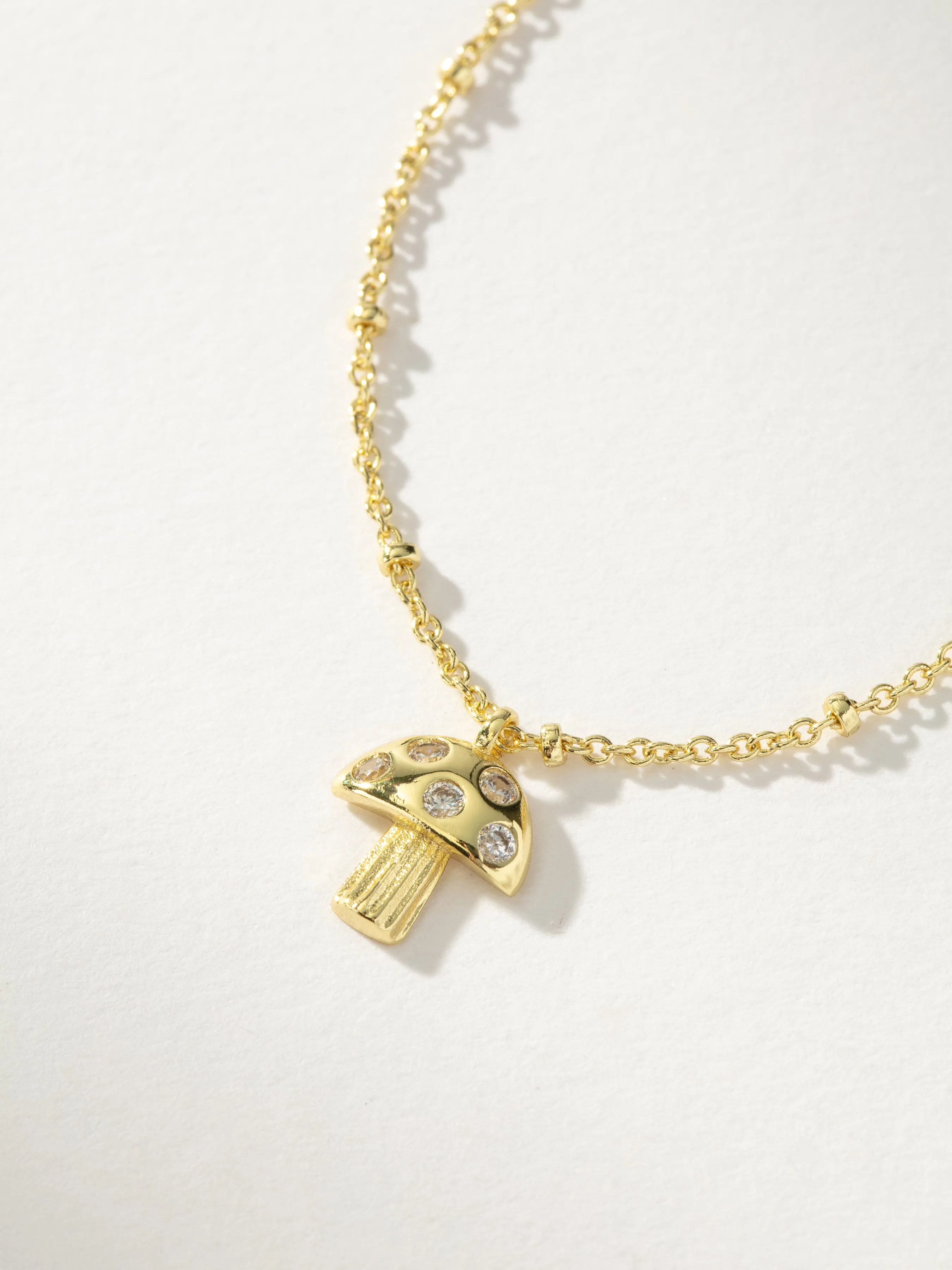 Mushroom Pendant Necklace sold by Uncommon James