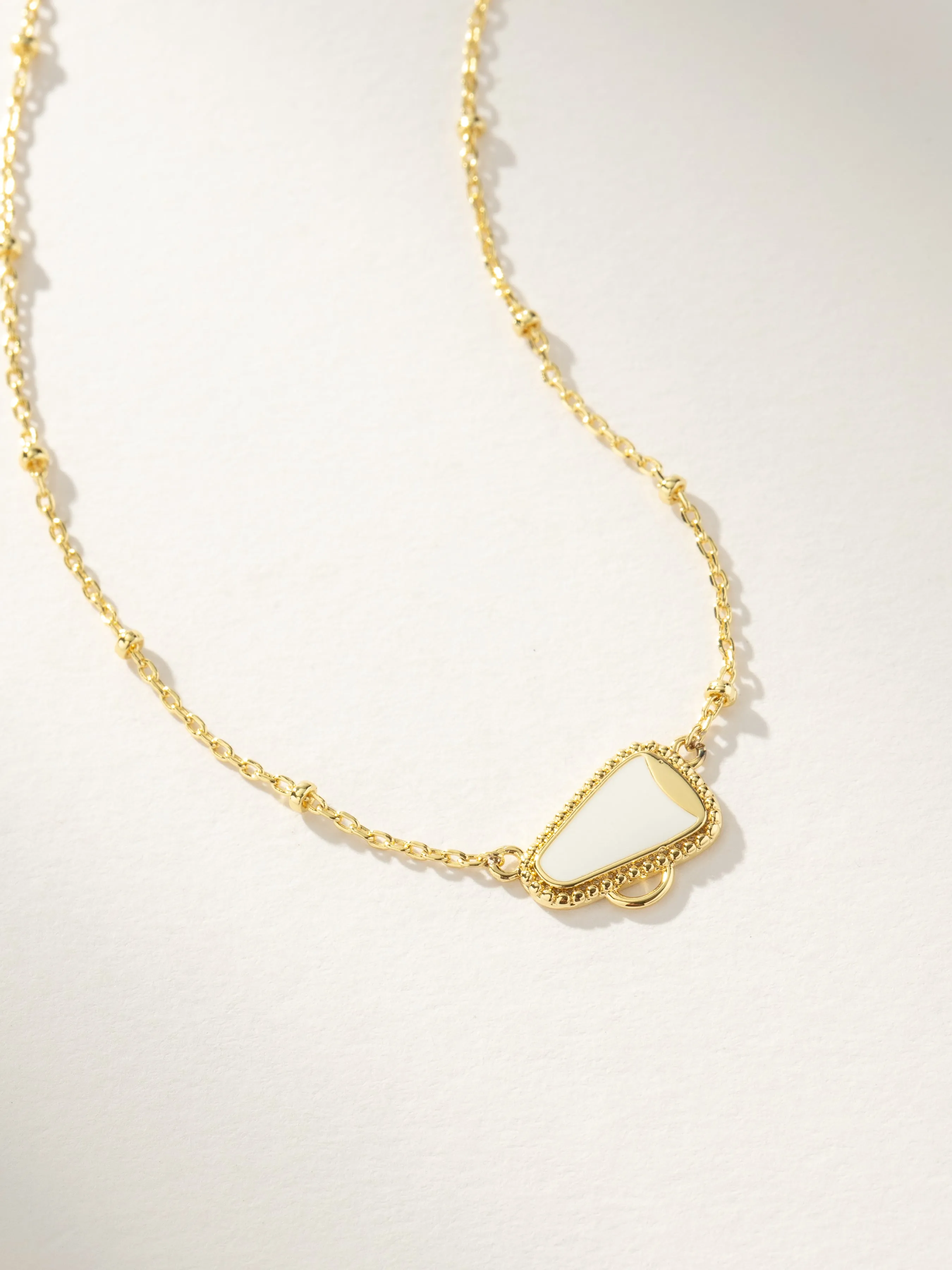 Cheer Megaphone Pendant Necklace sold by Uncommon James