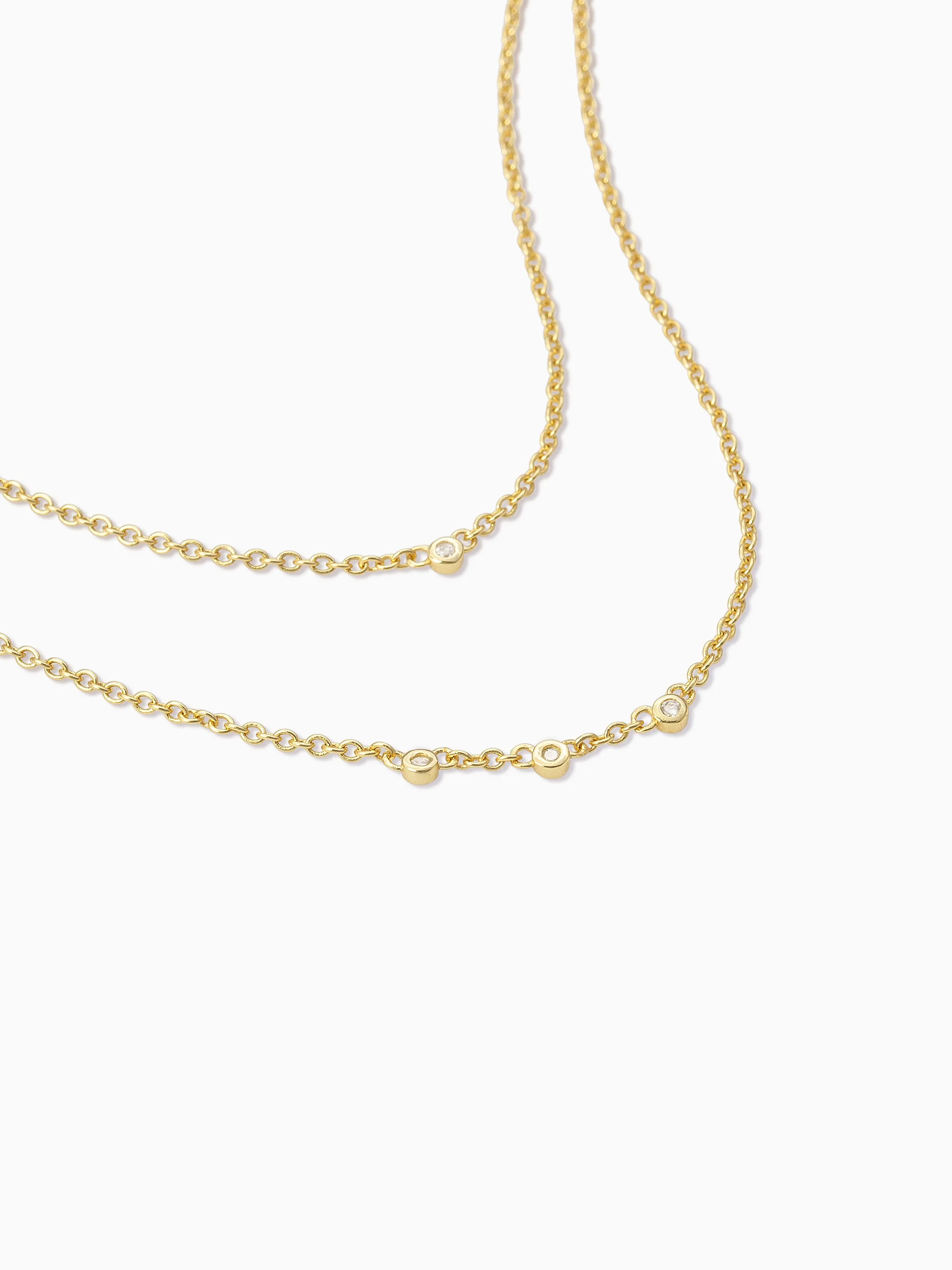 Vermeil Layered Chain Necklace sold by Uncommon James product image thumbnail 4