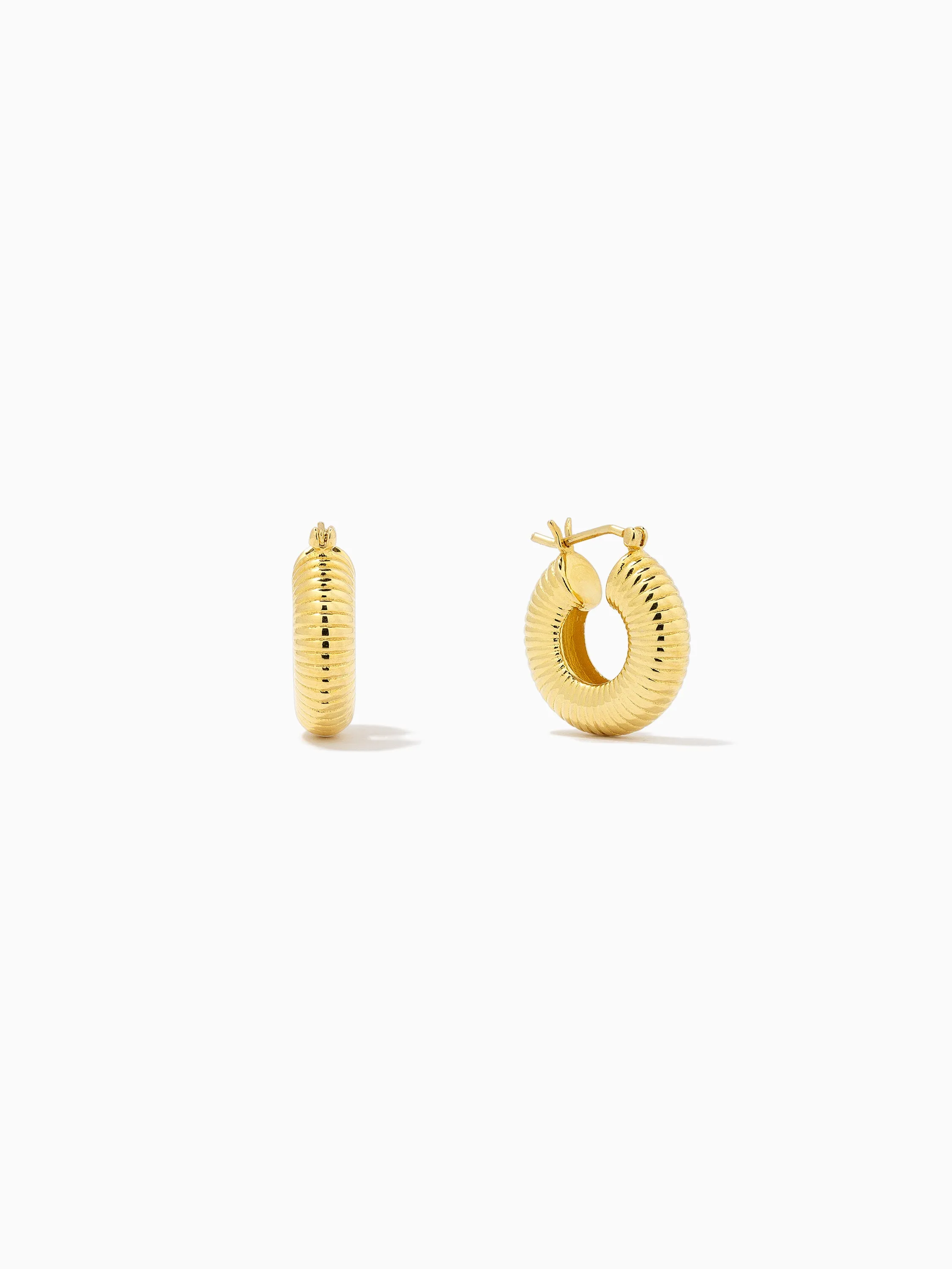 Vermeil Bold Hoop Earrings sold by Uncommon James product image thumbnail 3