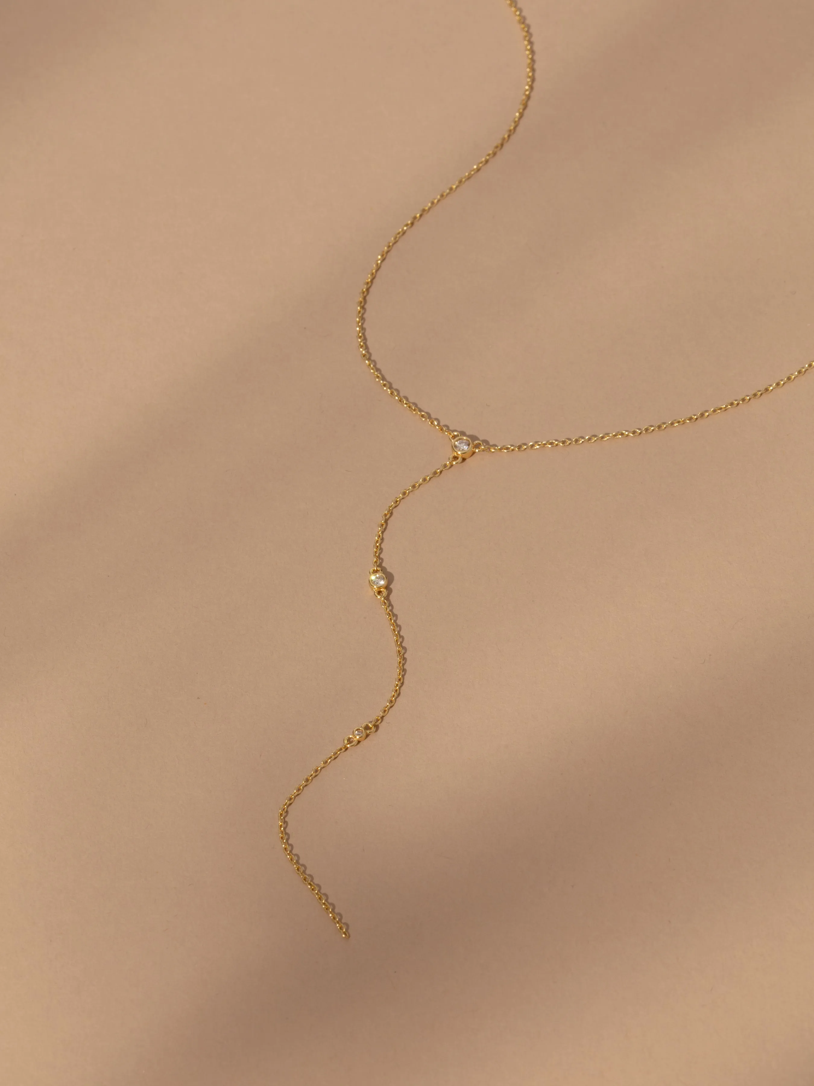 Vermeil Shiner Lariat Necklace sold by Uncommon James