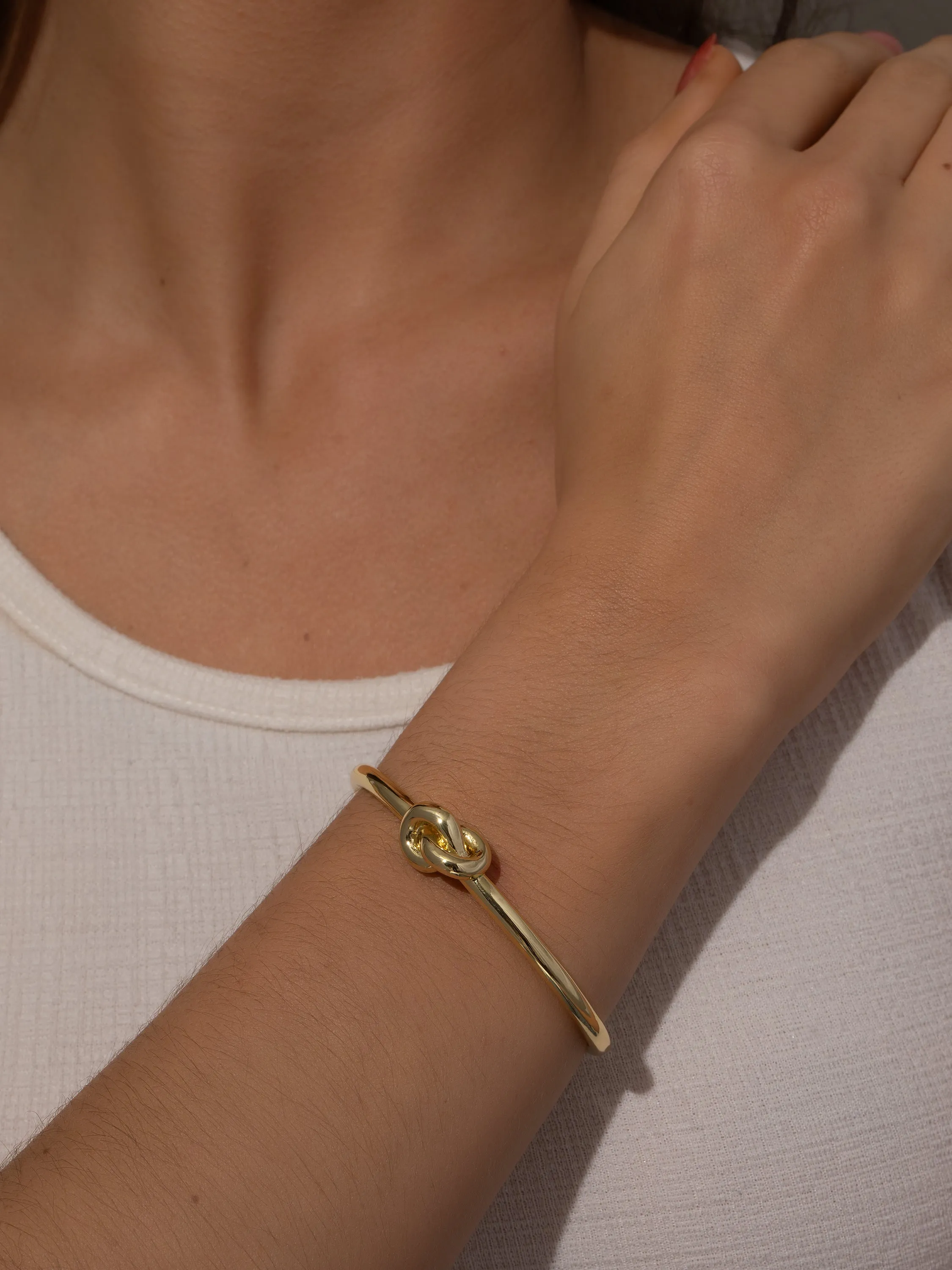 Forever Knot Cuff Bracelet sold by Uncommon James product image thumbnail 2