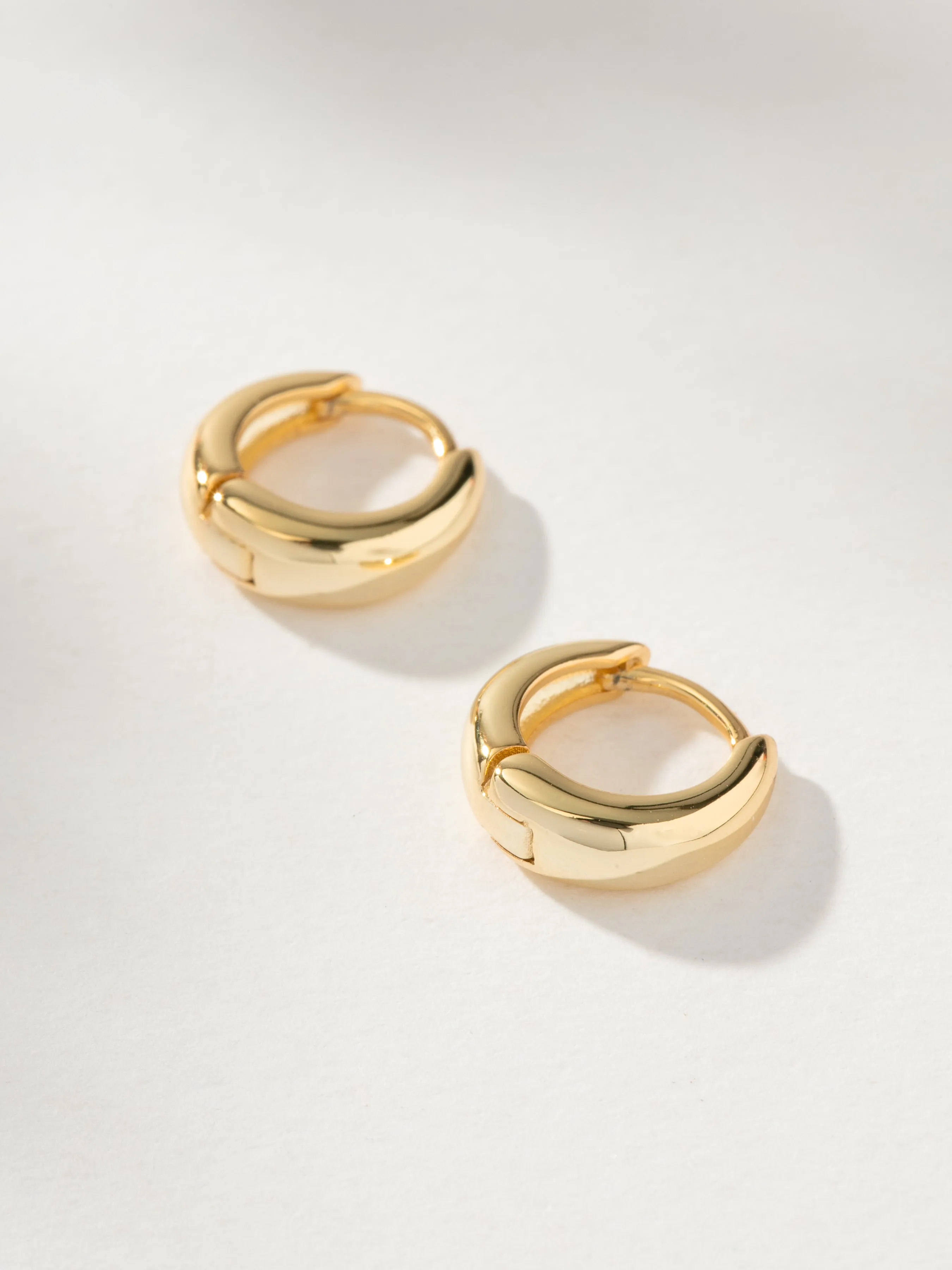 Teardrop Huggie Earrings sold by Uncommon James product image thumbnail 2