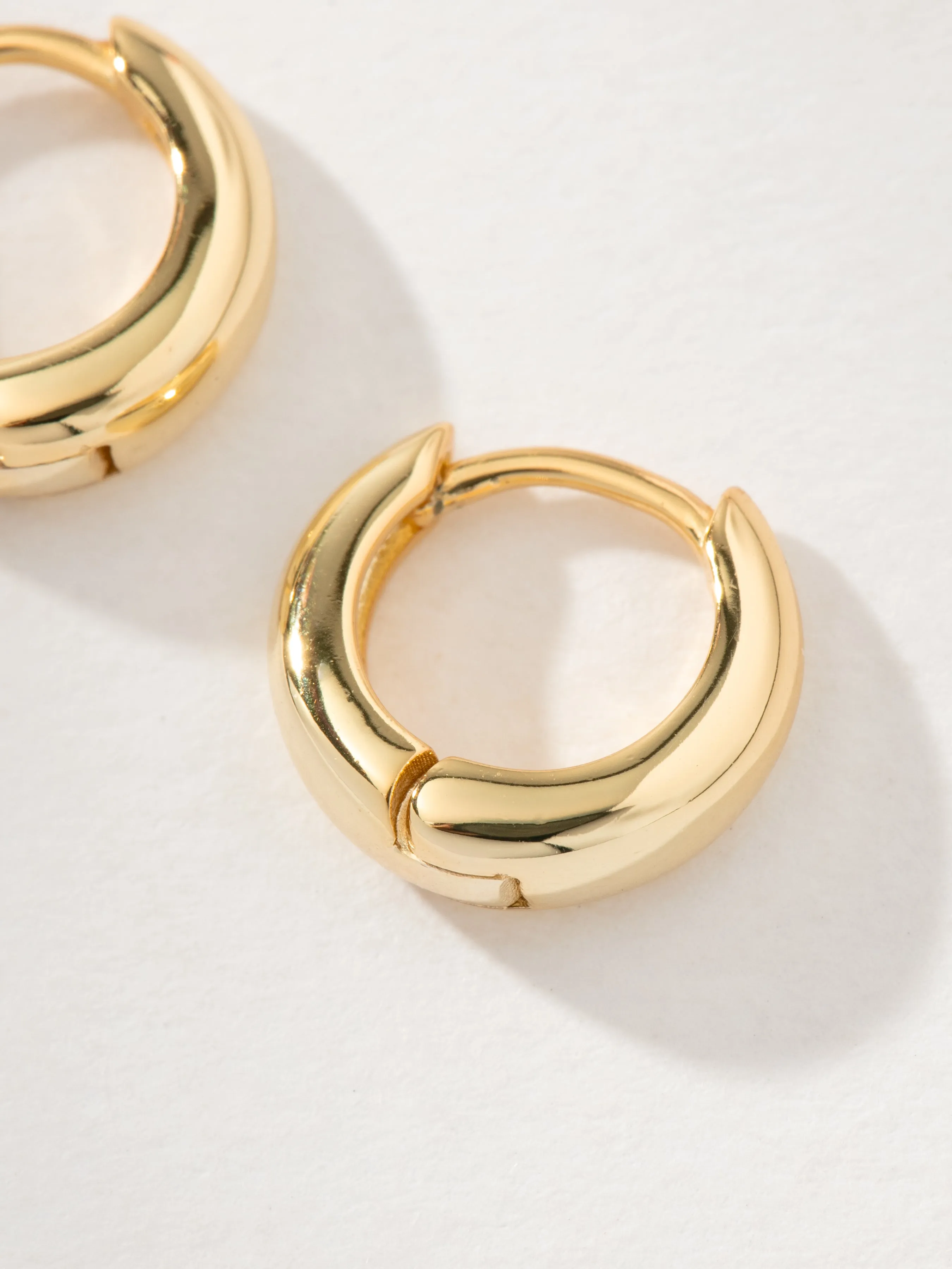 Teardrop Huggie Earrings sold by Uncommon James product image thumbnail 4