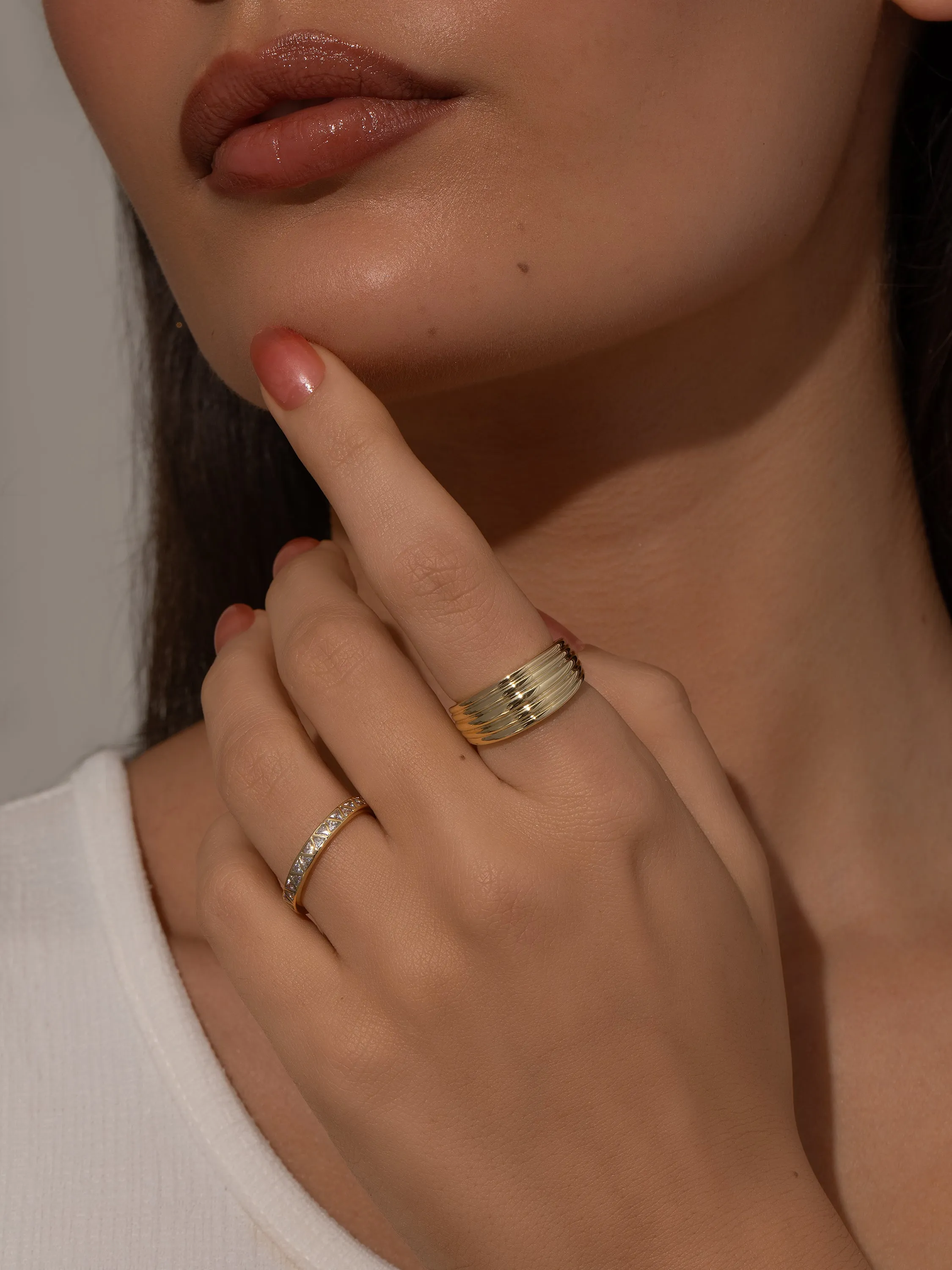 Chateau Statement Ring (Set of 2) sold by Uncommon James product image thumbnail 2