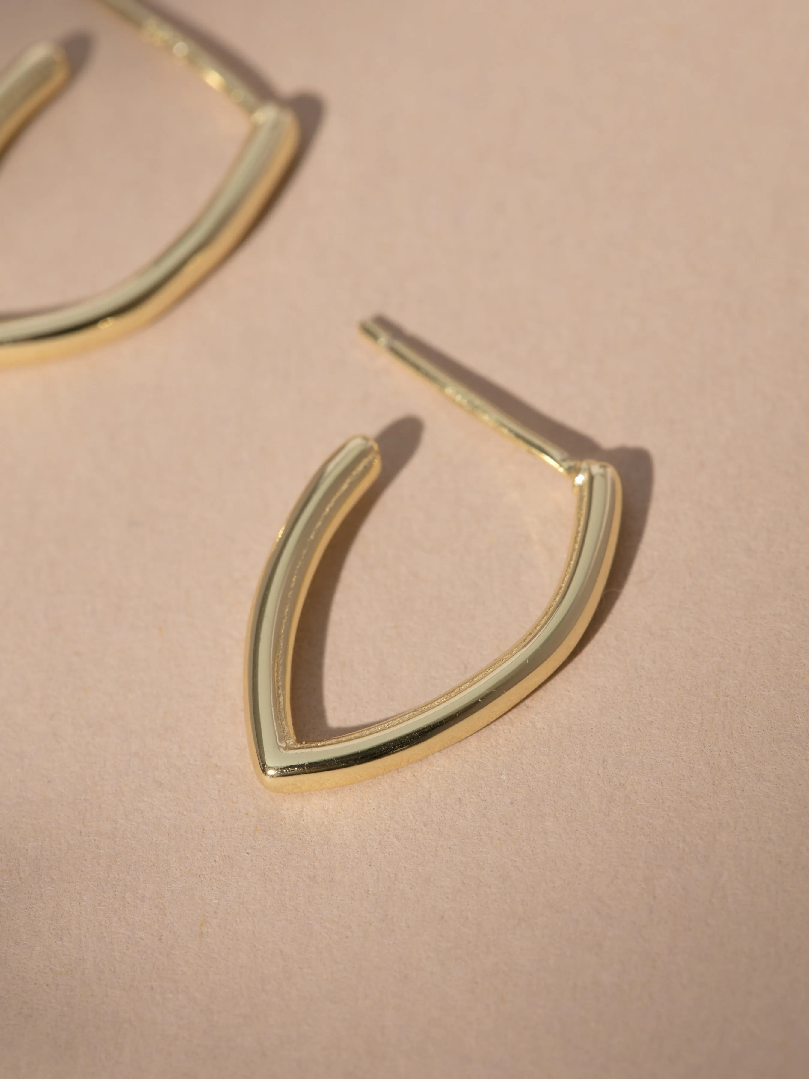 Vermeil Chic Hoop Earrings sold by Uncommon James product image thumbnail 4