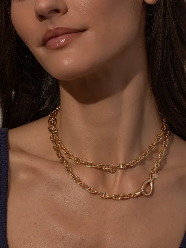 Daybreak Layered Chain Necklace made by Uncommon James