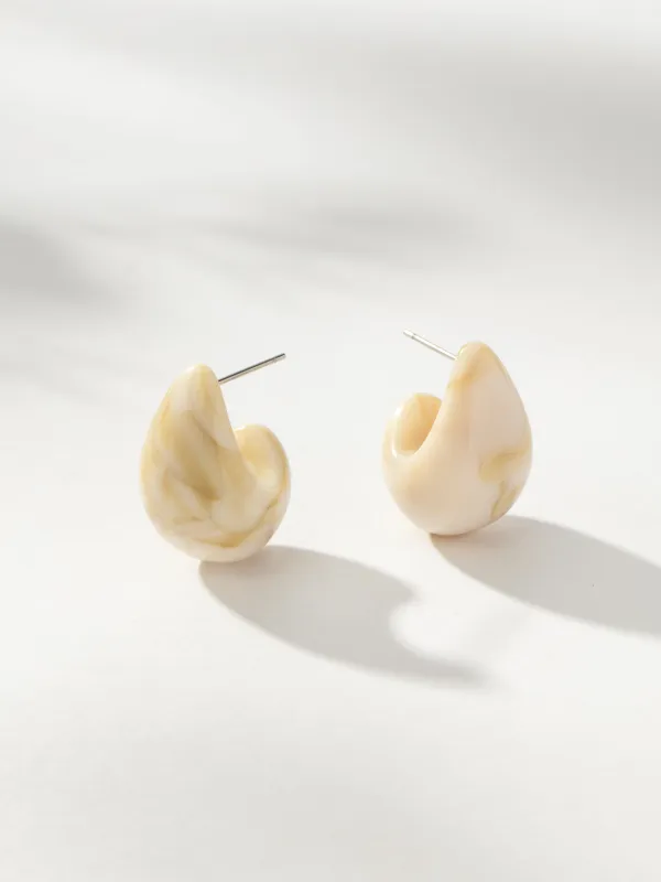 Beachy Teardrop Stud Earrings made by Uncommon James
