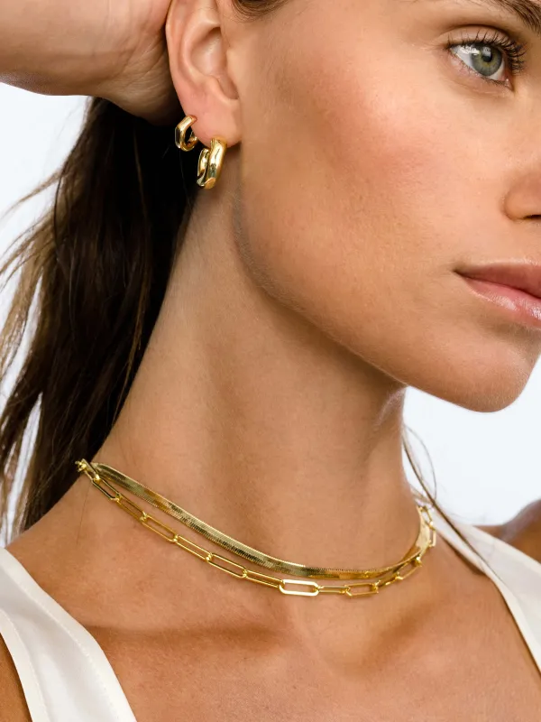 Off Duty Gold Necklace Stack made by Uncommon James