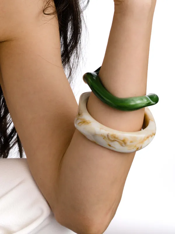 Siena Resin Bangles made by Uncommon James