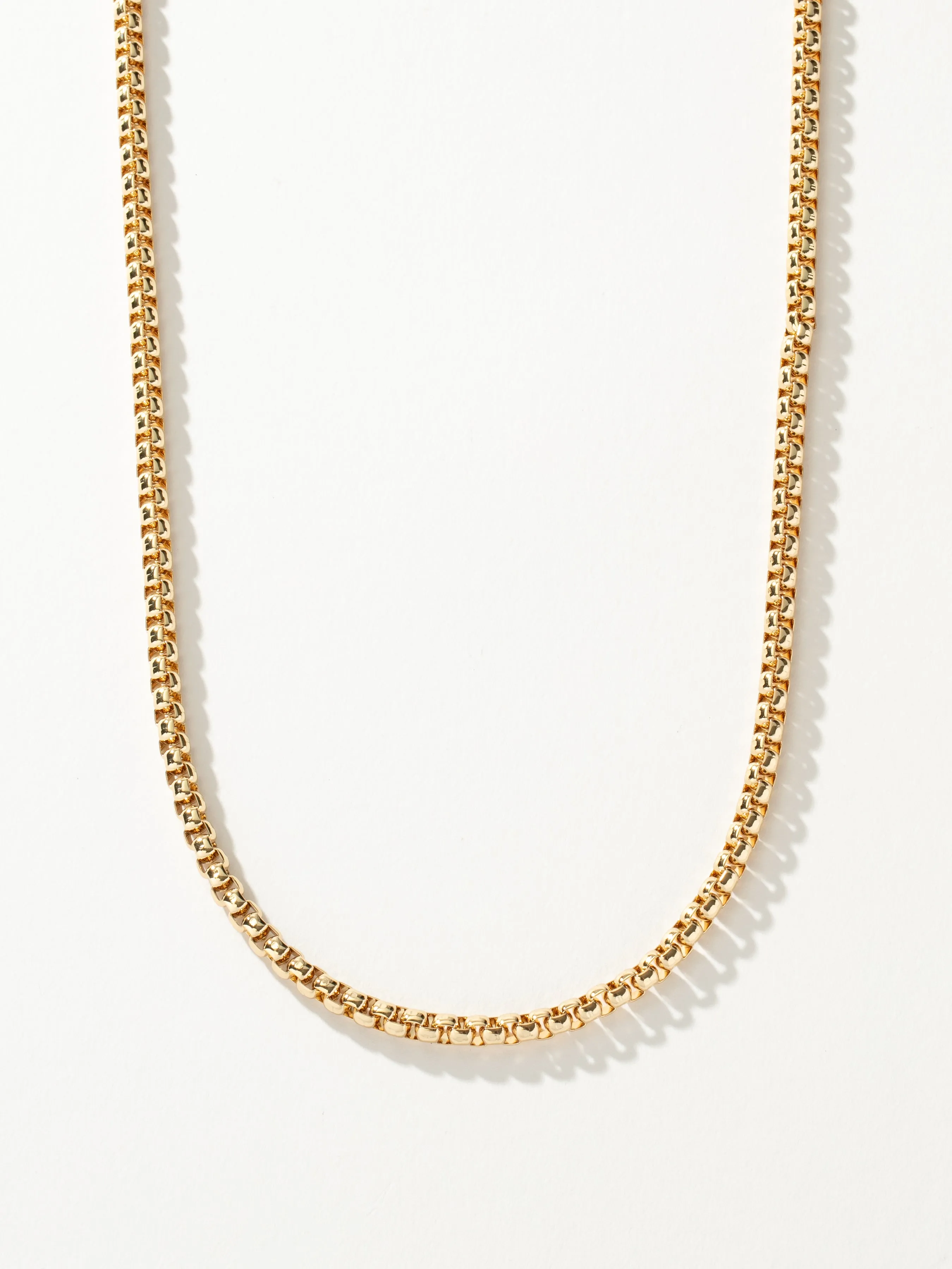 Men's Round Box Chain Necklace 5mm sold by Uncommon James product image thumbnail 2