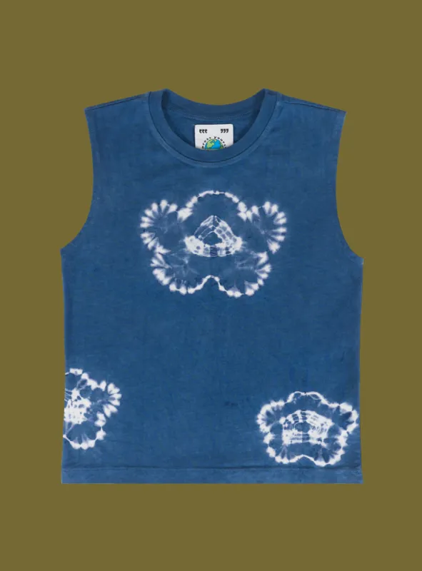 Lapis Tie Dye Tank sold by UNIF